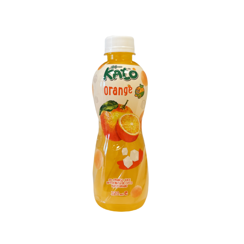 Orange Juice with Nata De Coco 320ml KATO Thailand