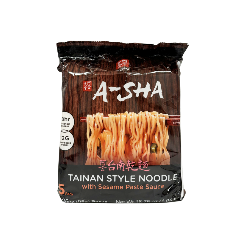Noodles With Sesame Sauce Tainan 95gx5pcs A-Sha Taiwan