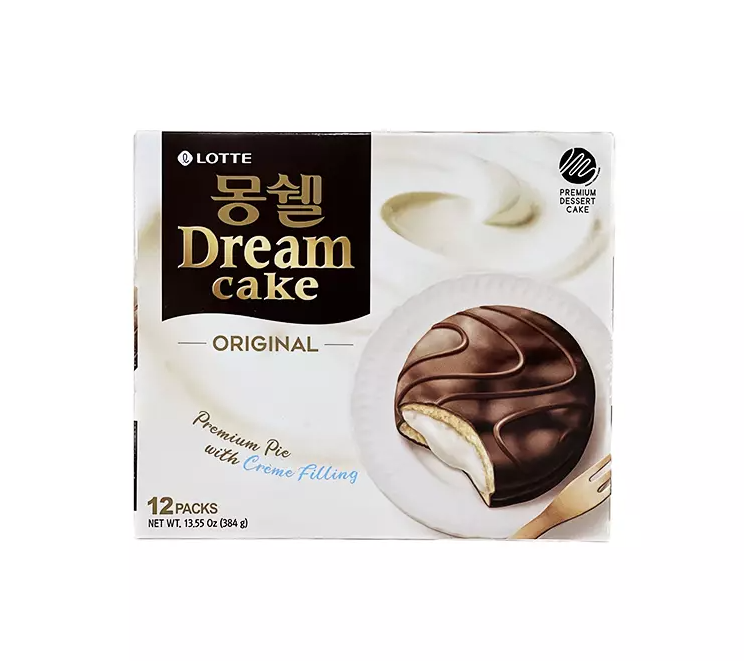 Premium Pie with Fresh Cream 408g Lotte Korean