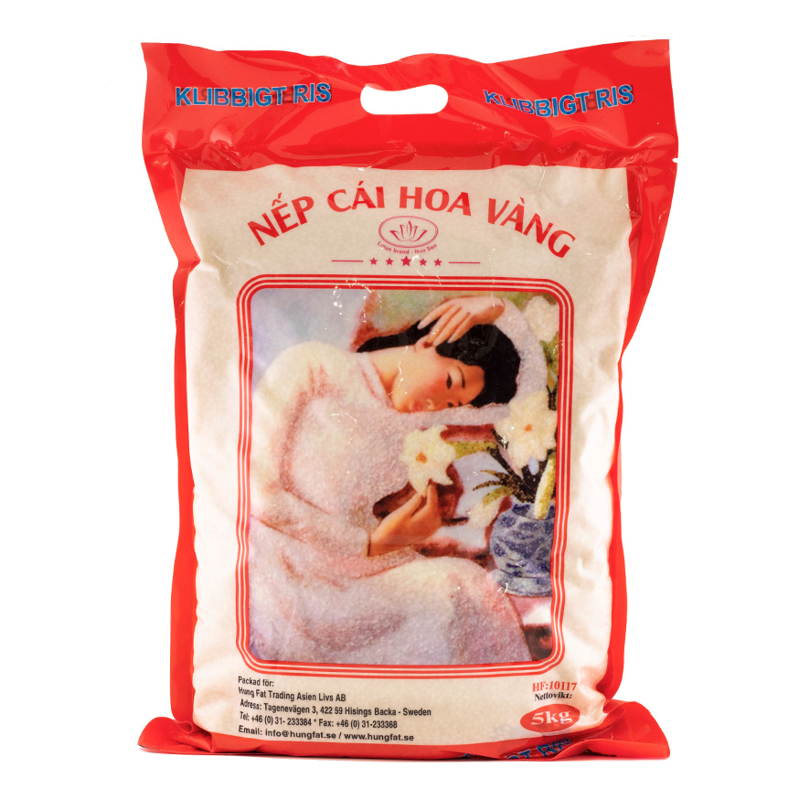 Klibbigt Ris Rund 5kg Vietnam
