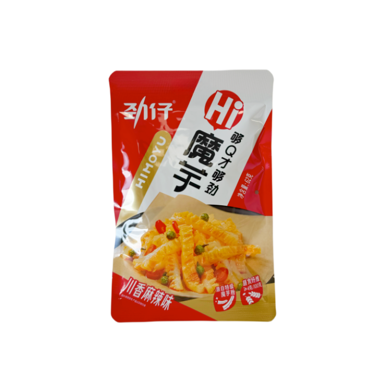 Konjac Snack Hot Spicy Flavor 62g Jin Zai China