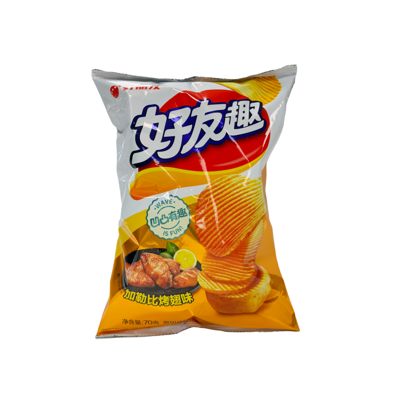 Potato Chips-Roasted Chicken Wing Flavour 70g ORION Kina