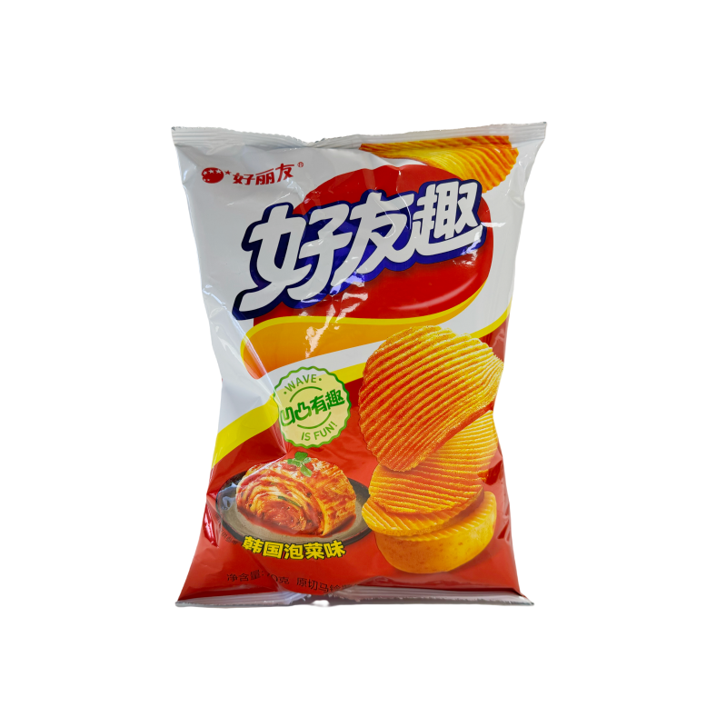 Potatis Chips Kimchi Smak 70g ORION Kina