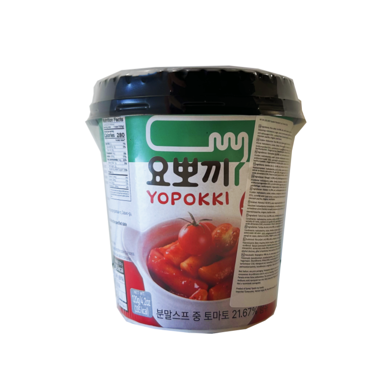韩国网路人气推荐 - 年糕杯 番茄味 120g Yopokki 韩国