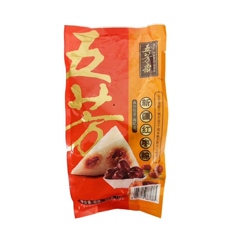Sticky Rice Dumplings With Red Date Filling 200g WFZ China