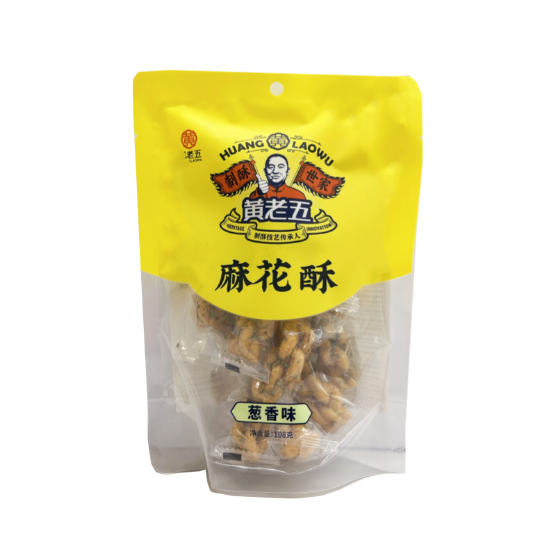 Dough Twist With Green Onion Flavour 108g HLW China