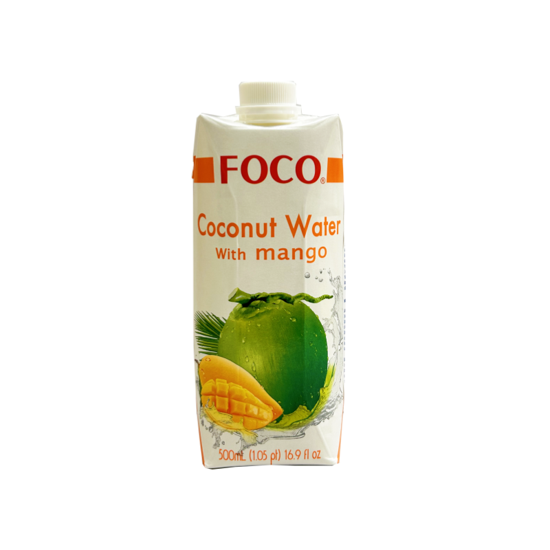 Kokosvatten Mango Smak 500ml Foco Vietnam