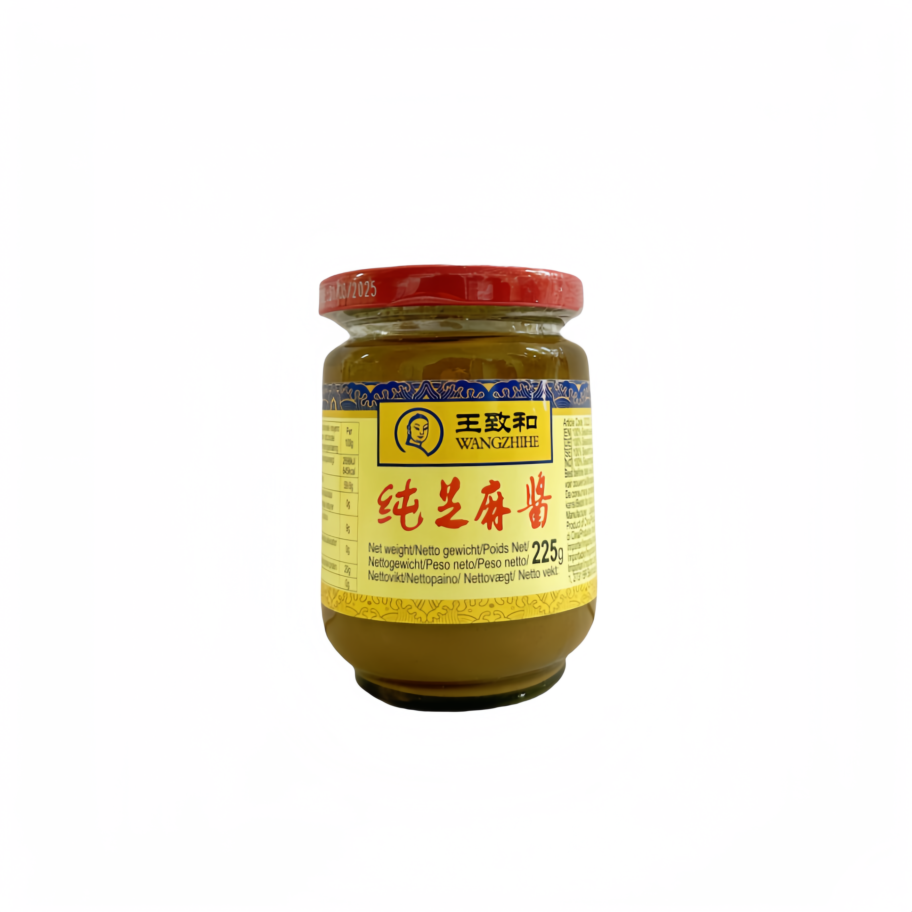 Sesampasta Pure 225g Wang Zhi He Kina