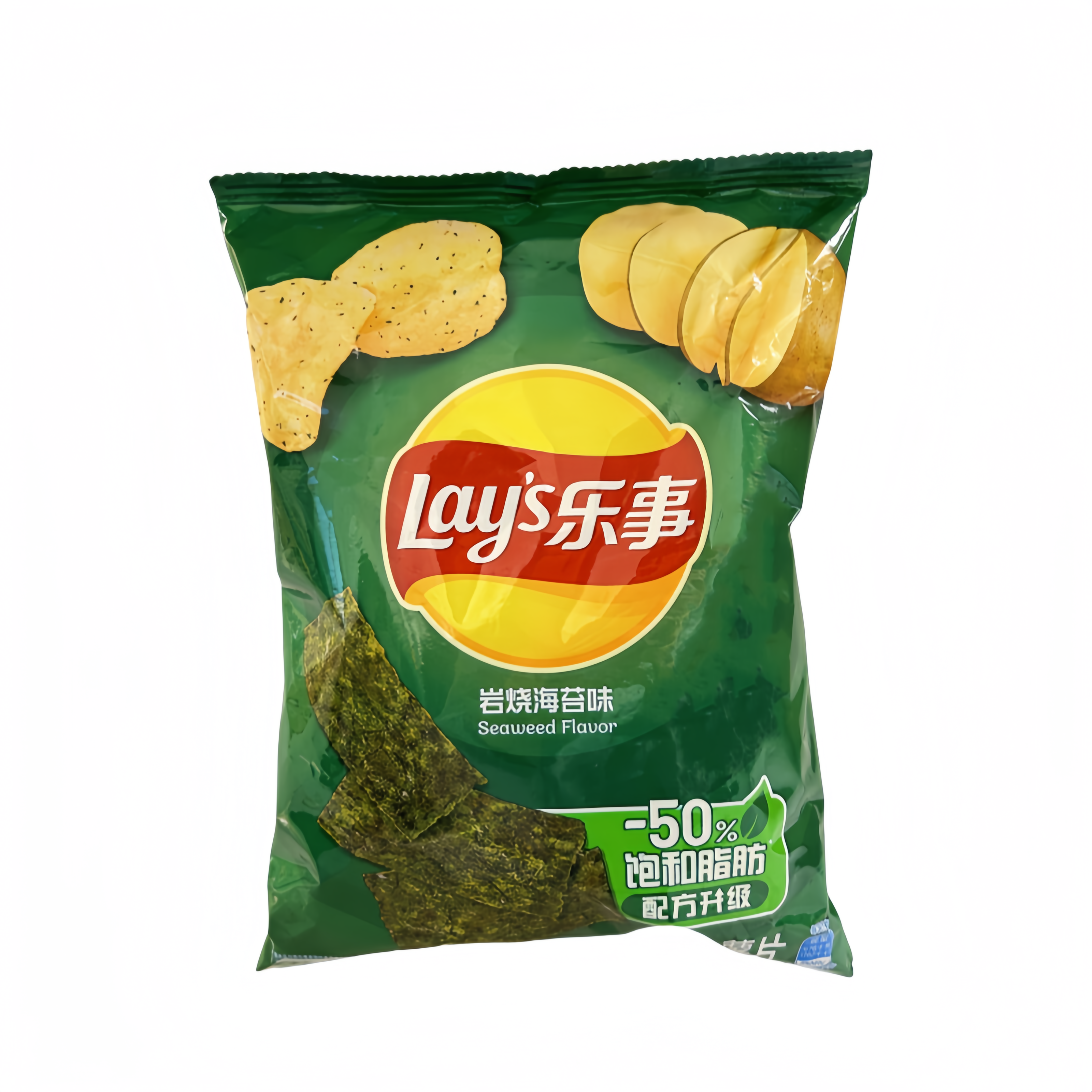Potato Chips With Swaweed Flavour 70g Lay's China