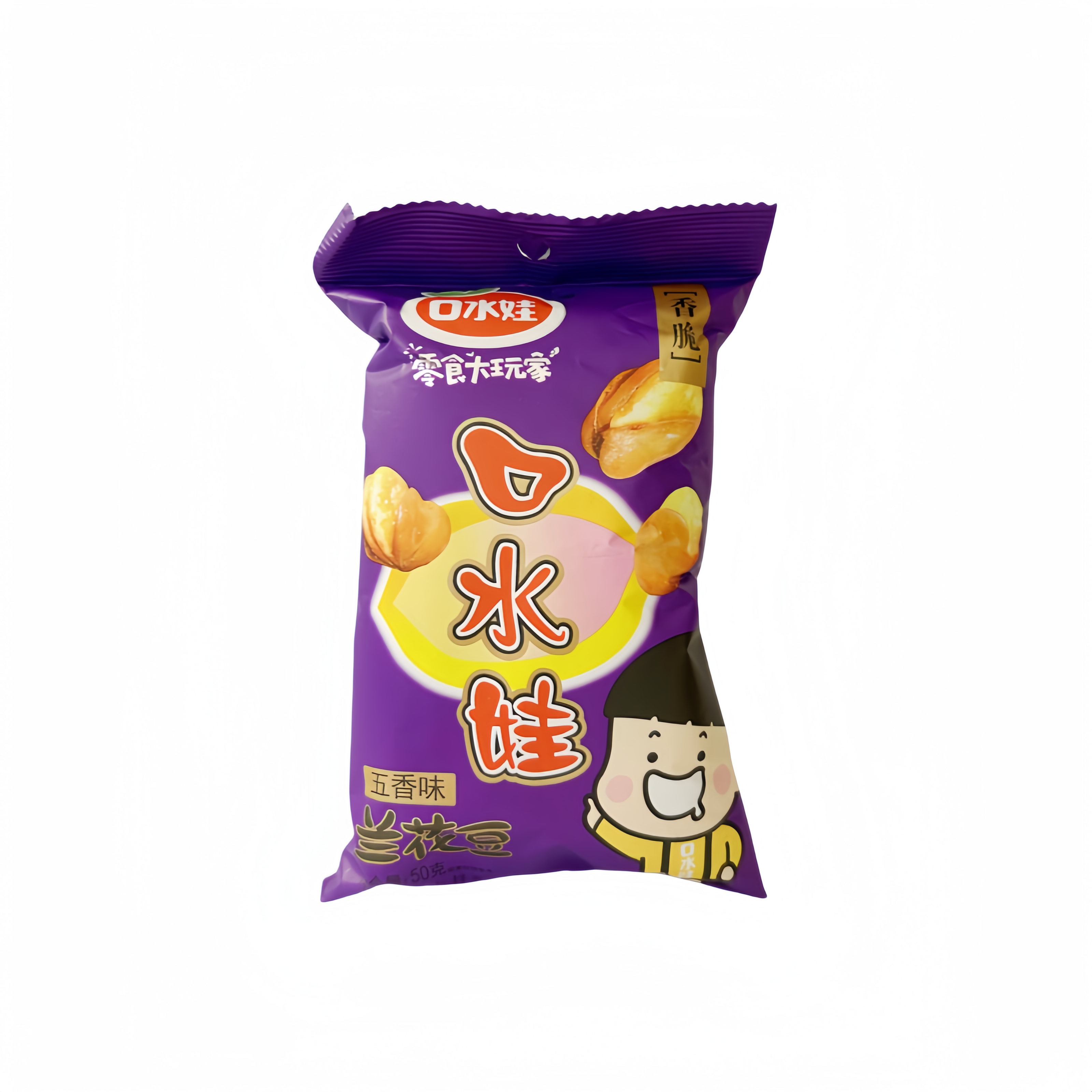 香脆兰花豆 五香味 50g 口水娃 中国