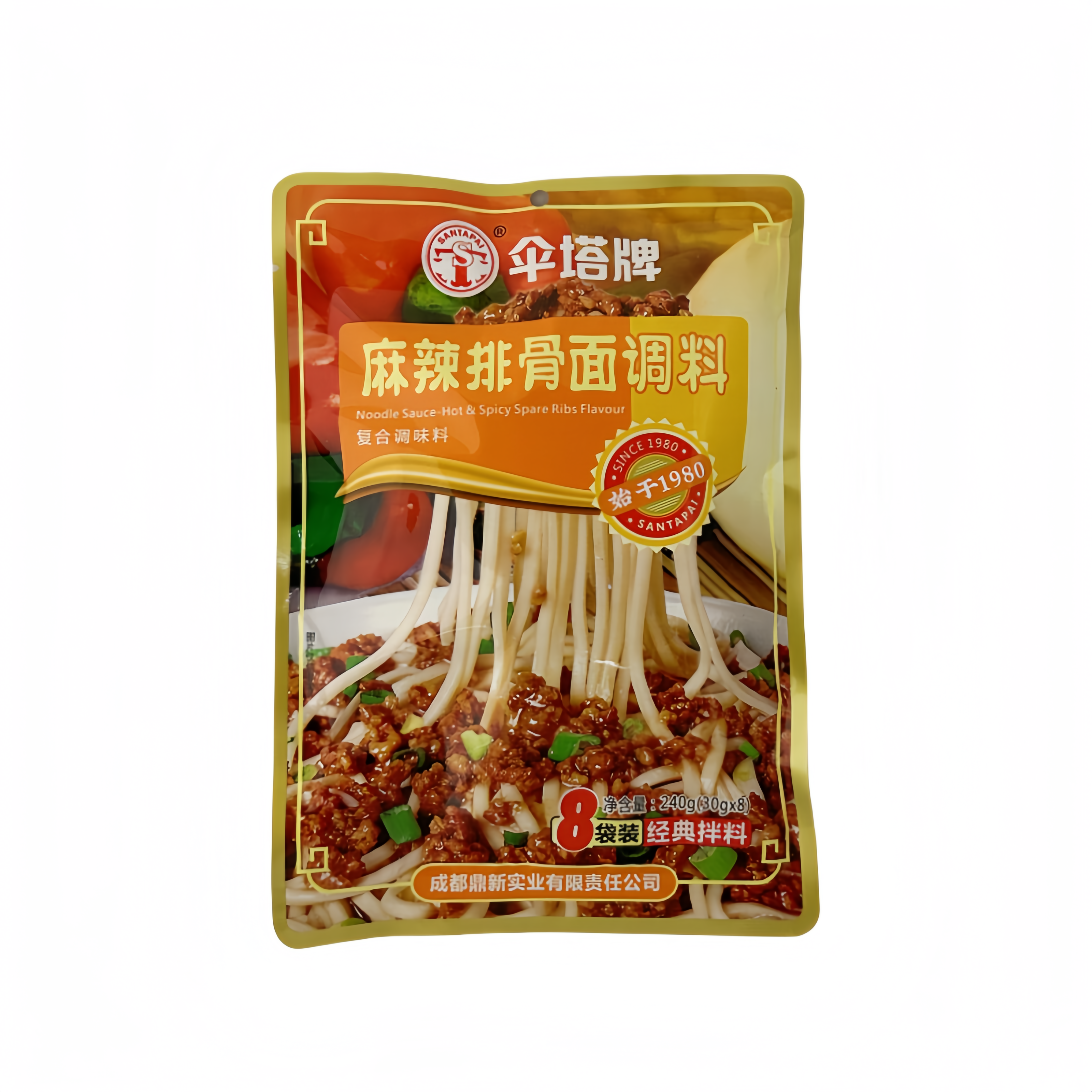 Noodle Sauce Hot Ribs Flavour 240g Santa China