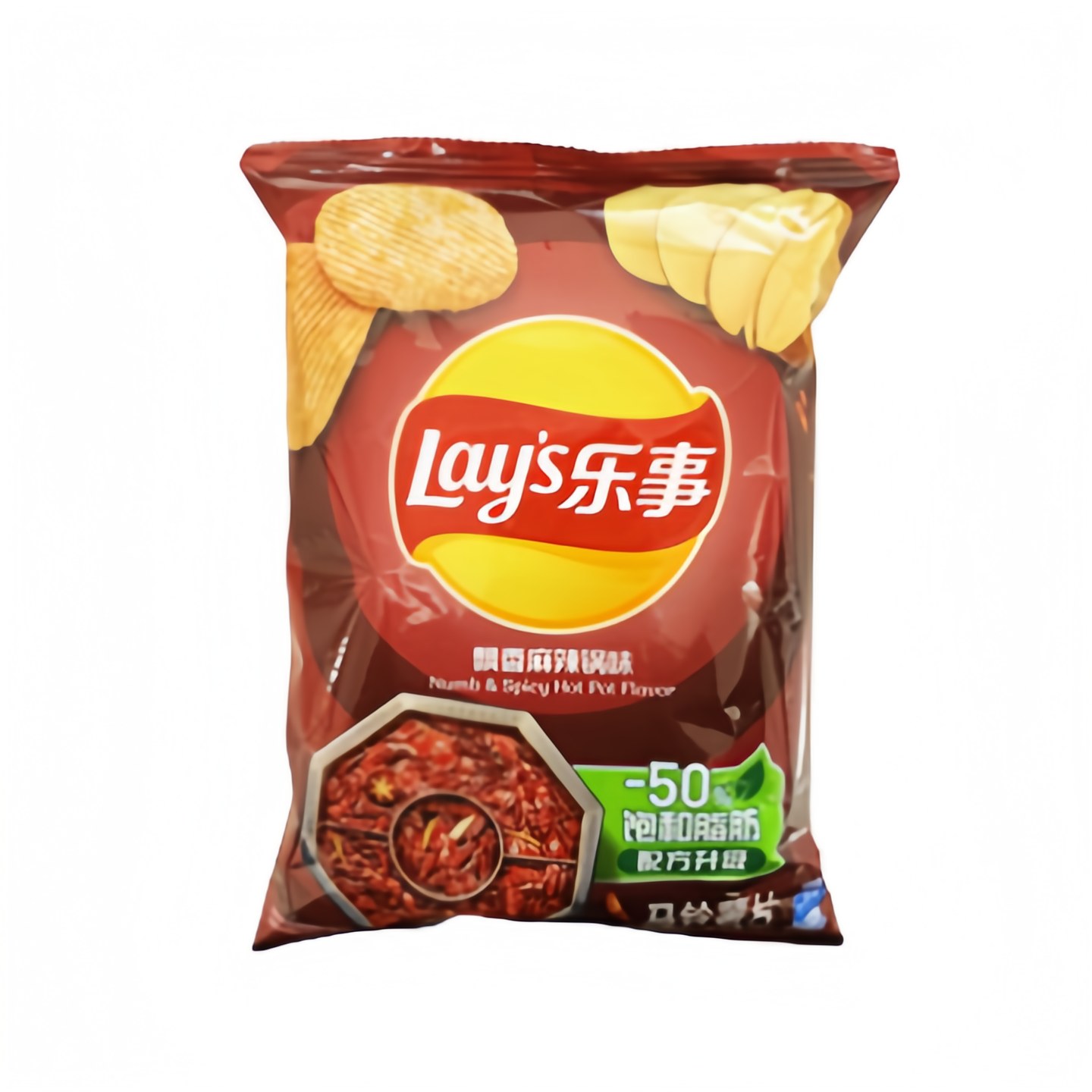 Potatischips-Spicy Hotpotsmak 70g Lays Kina