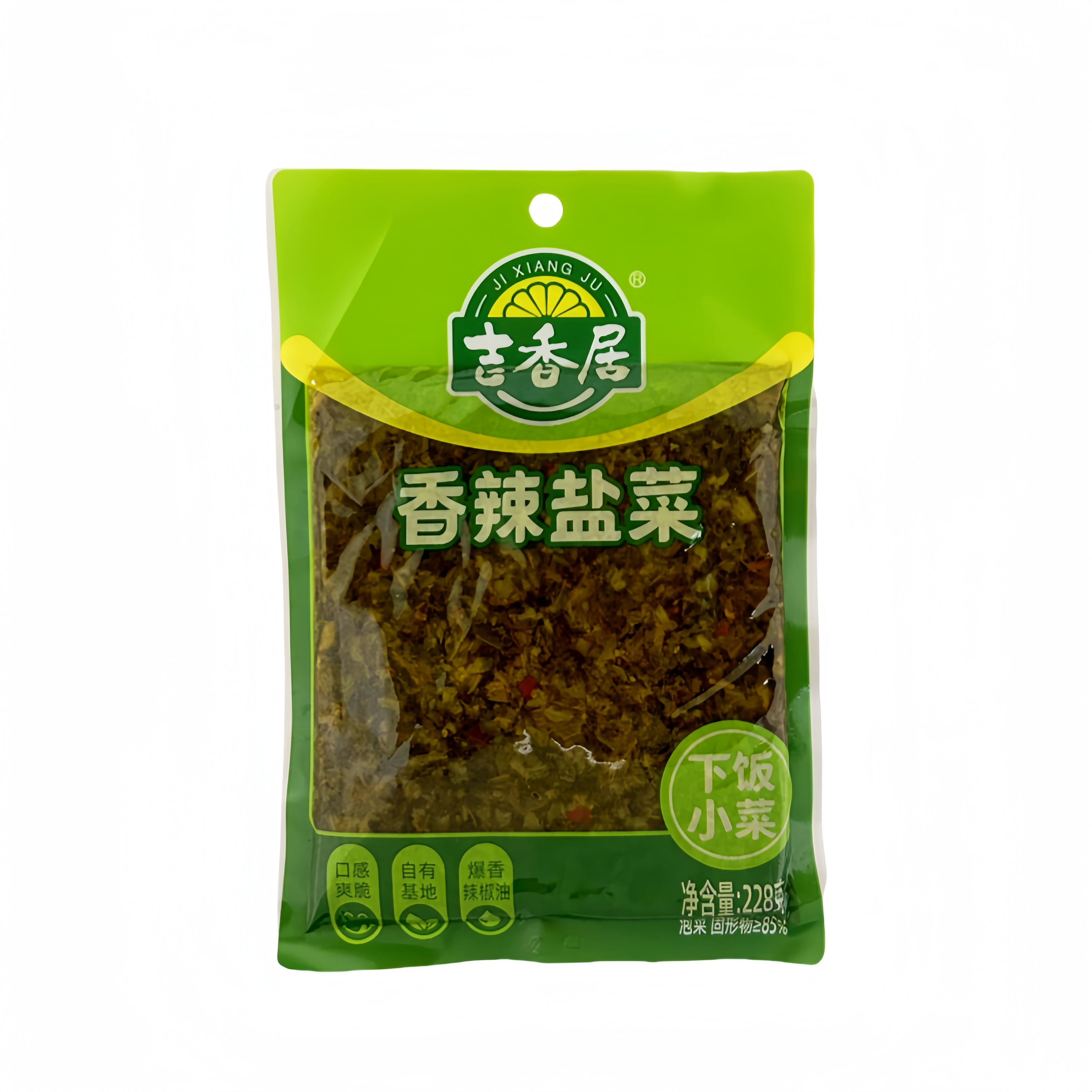 Grönsaker Med Chili Smak 228g XLYC Ji Xiang Ju Kina