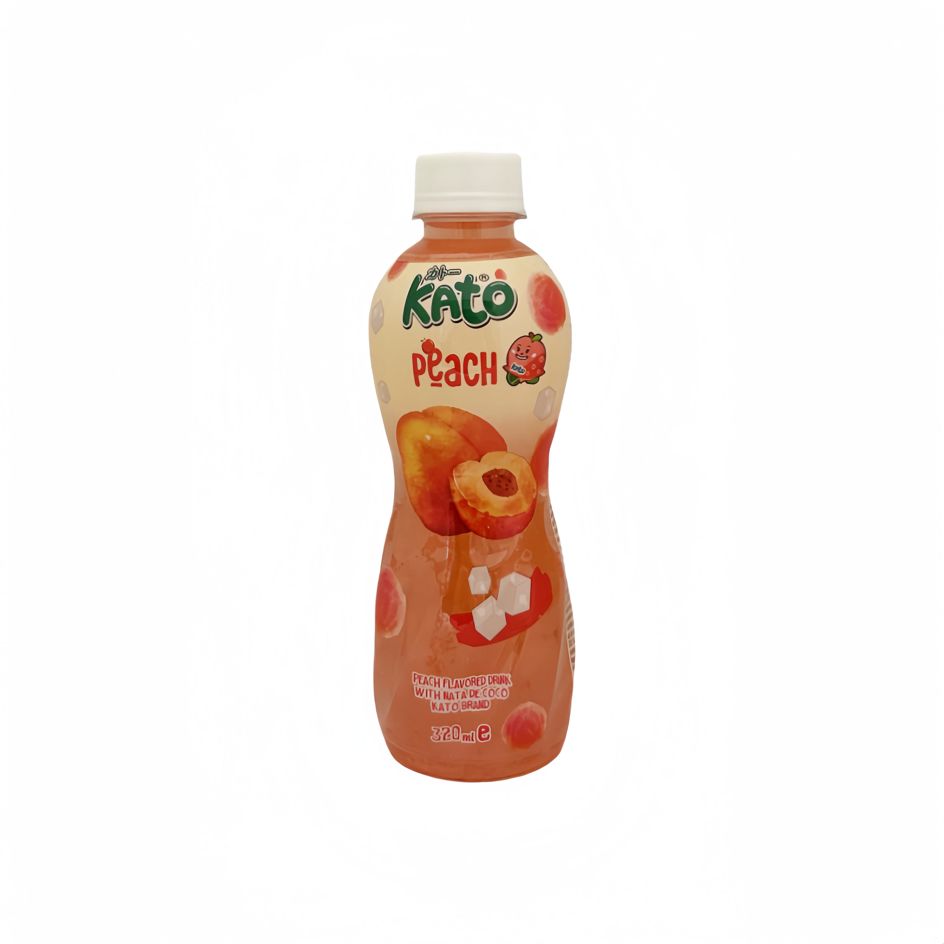 Persika Juice med Nata De Coco 320ml KATO Thailand