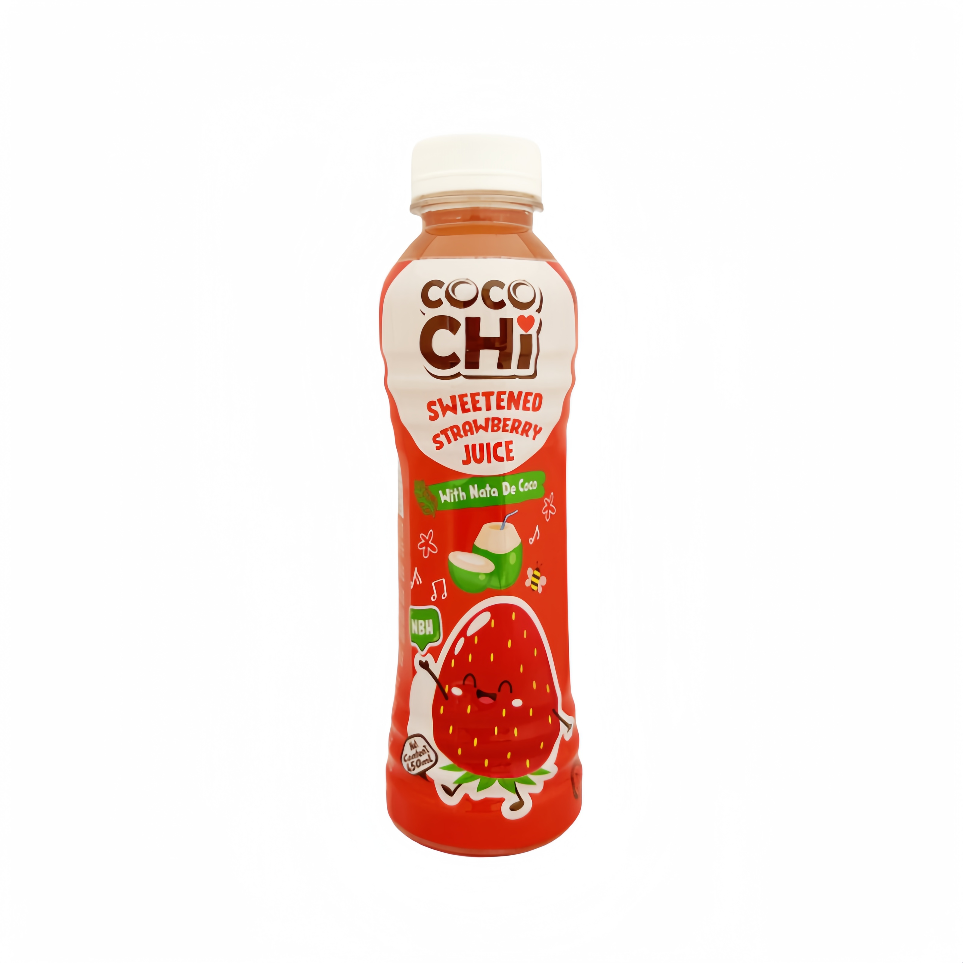 Nata de Coco Jordgubbar Juice 450ml Cocochi Vietnam