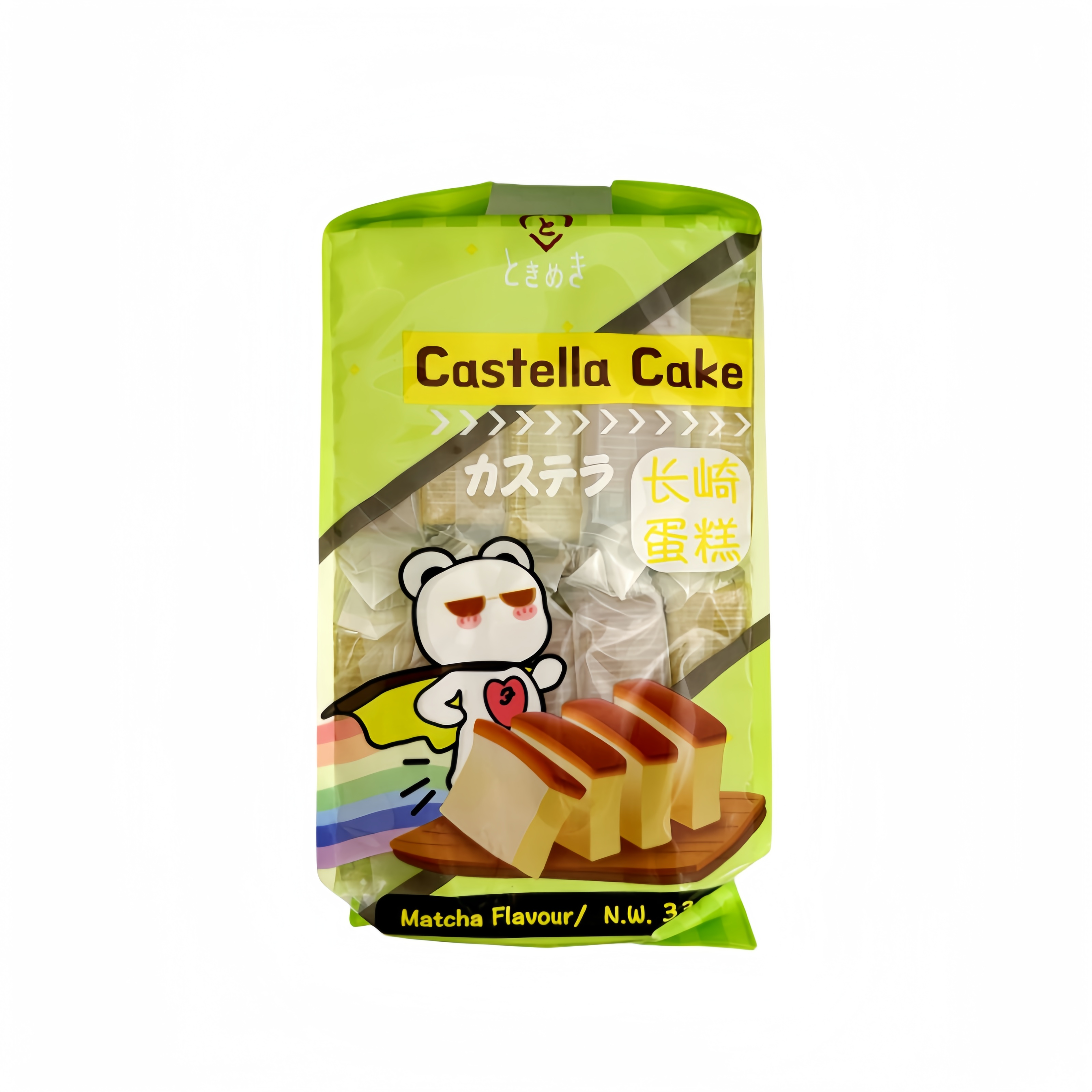 Castella Matcha Smak 330g Tokimeki Taiwan