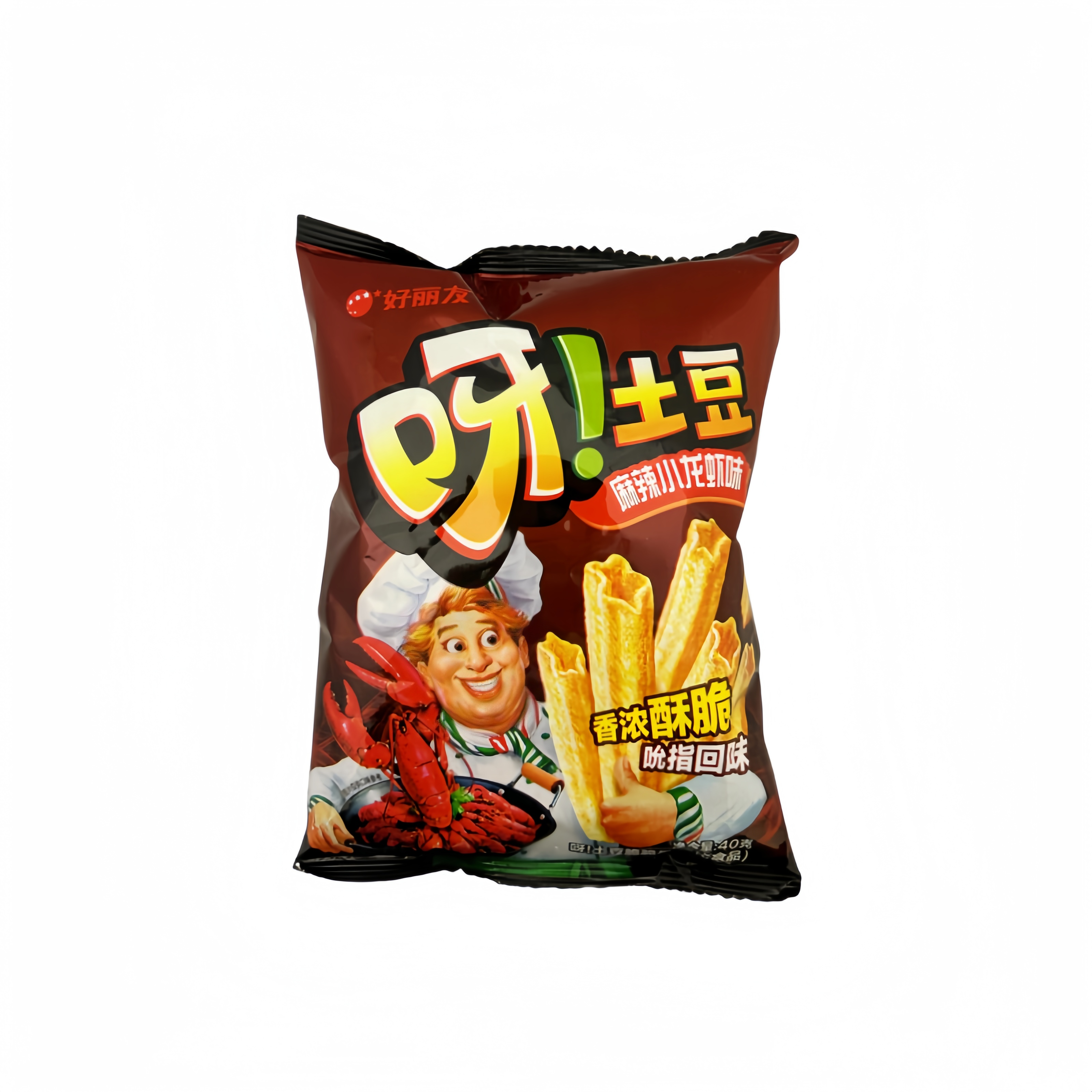 Potato Chips-Spicy Crayfish Flavour 40g ORION Kina