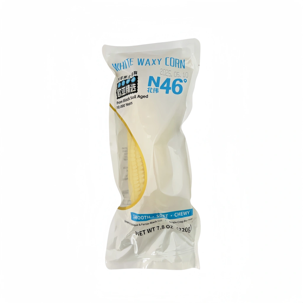 White Wax Corn in Vacuum Bag 250g - Huang Yang He China