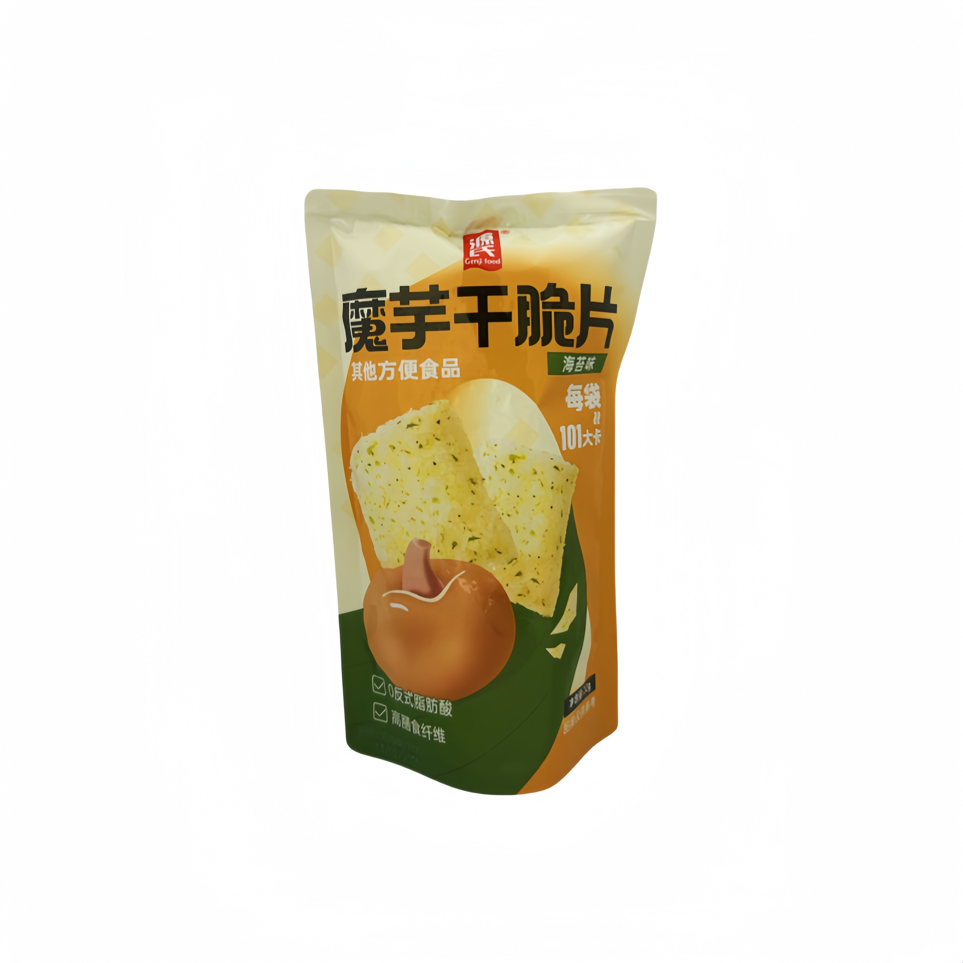 Konjac Chips Seaweed Flavor 22g Genji China