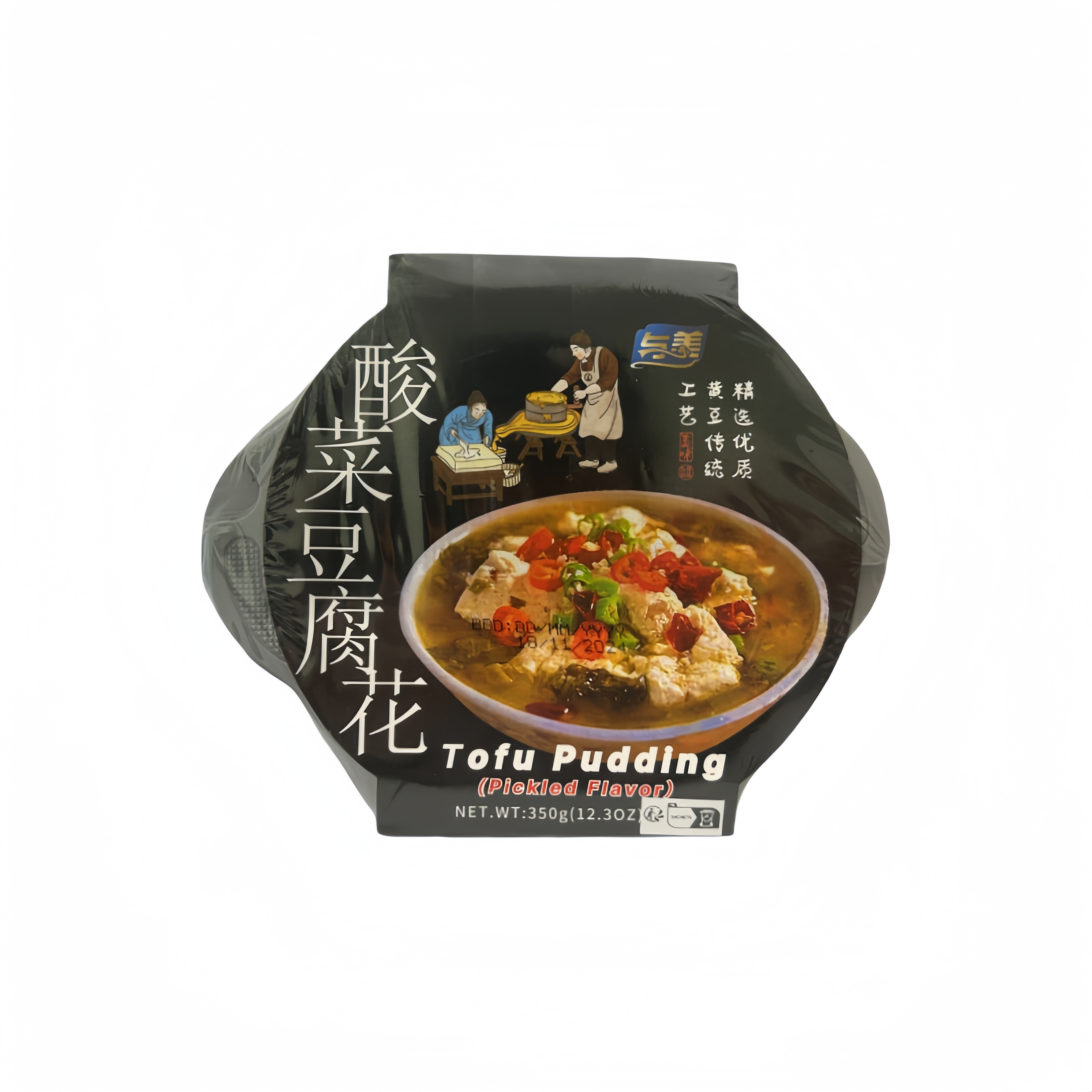 Self heated Tofu Pudding Pickled Flavour 350g Yumei China