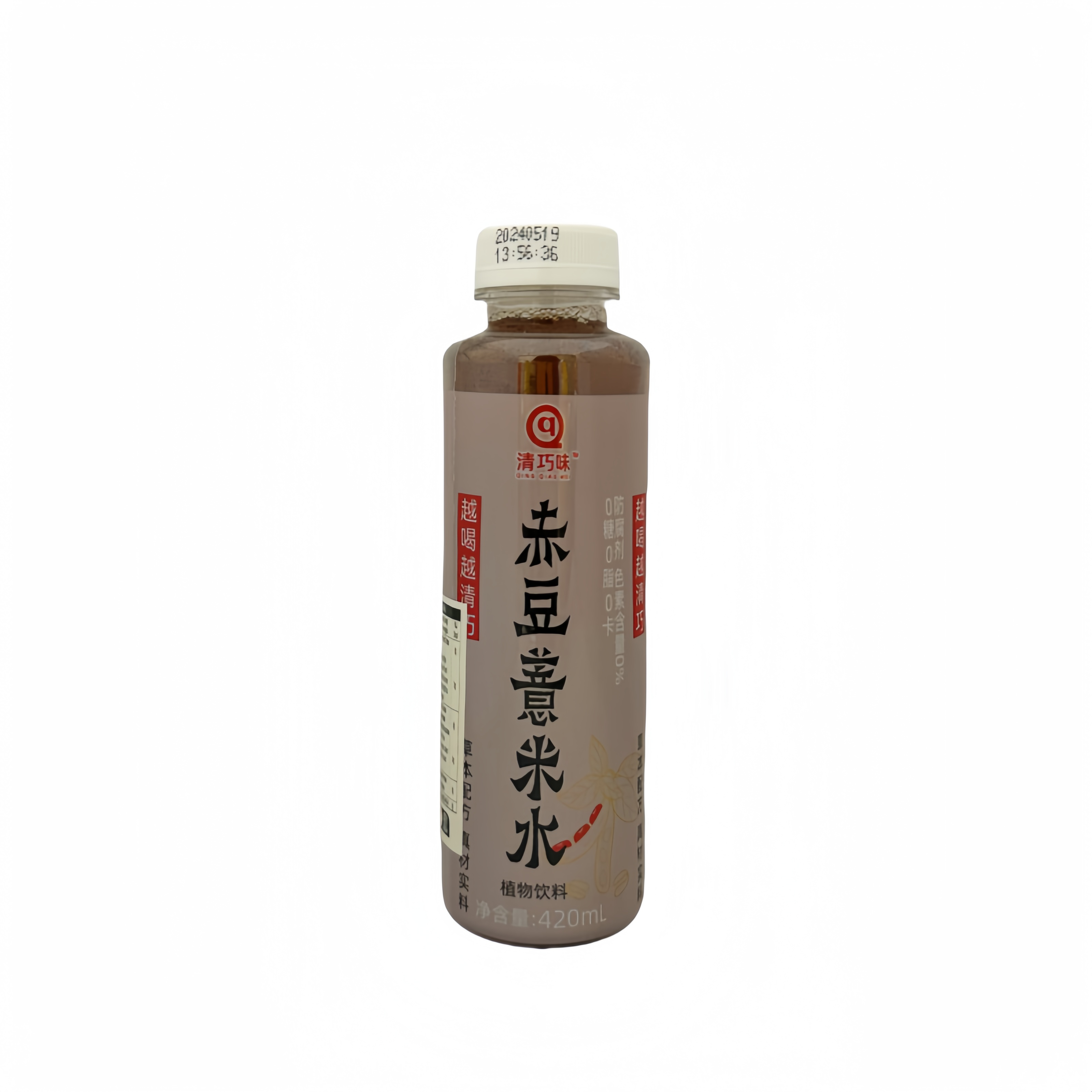 Rödabönor / Kornvatten 410ml Qingqiao Kina