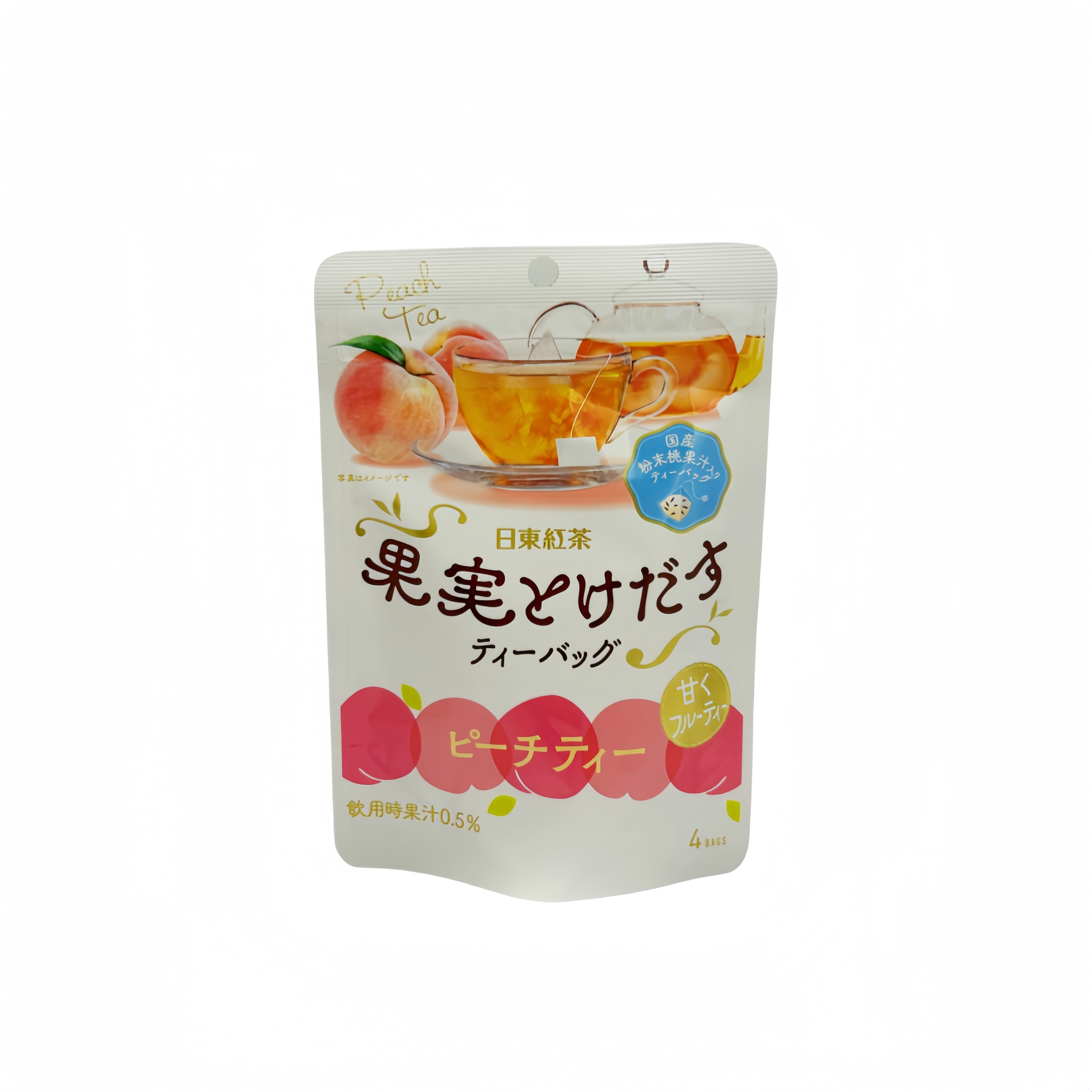 Fruit Tea Bag Peach Flavor 30g Nitto Japan