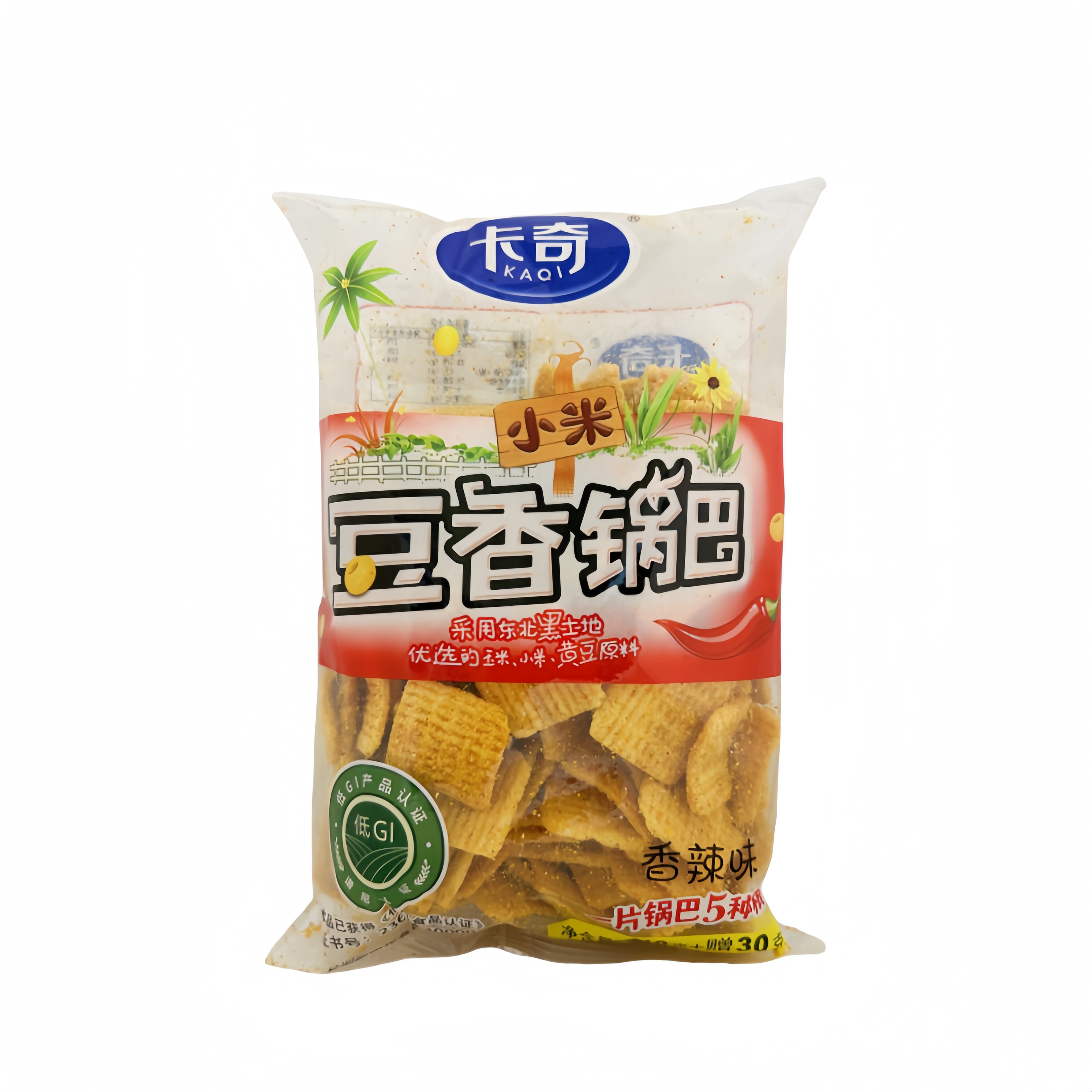 Snacks Crispy Millet Bönedoft Hot 240g Kaqi China