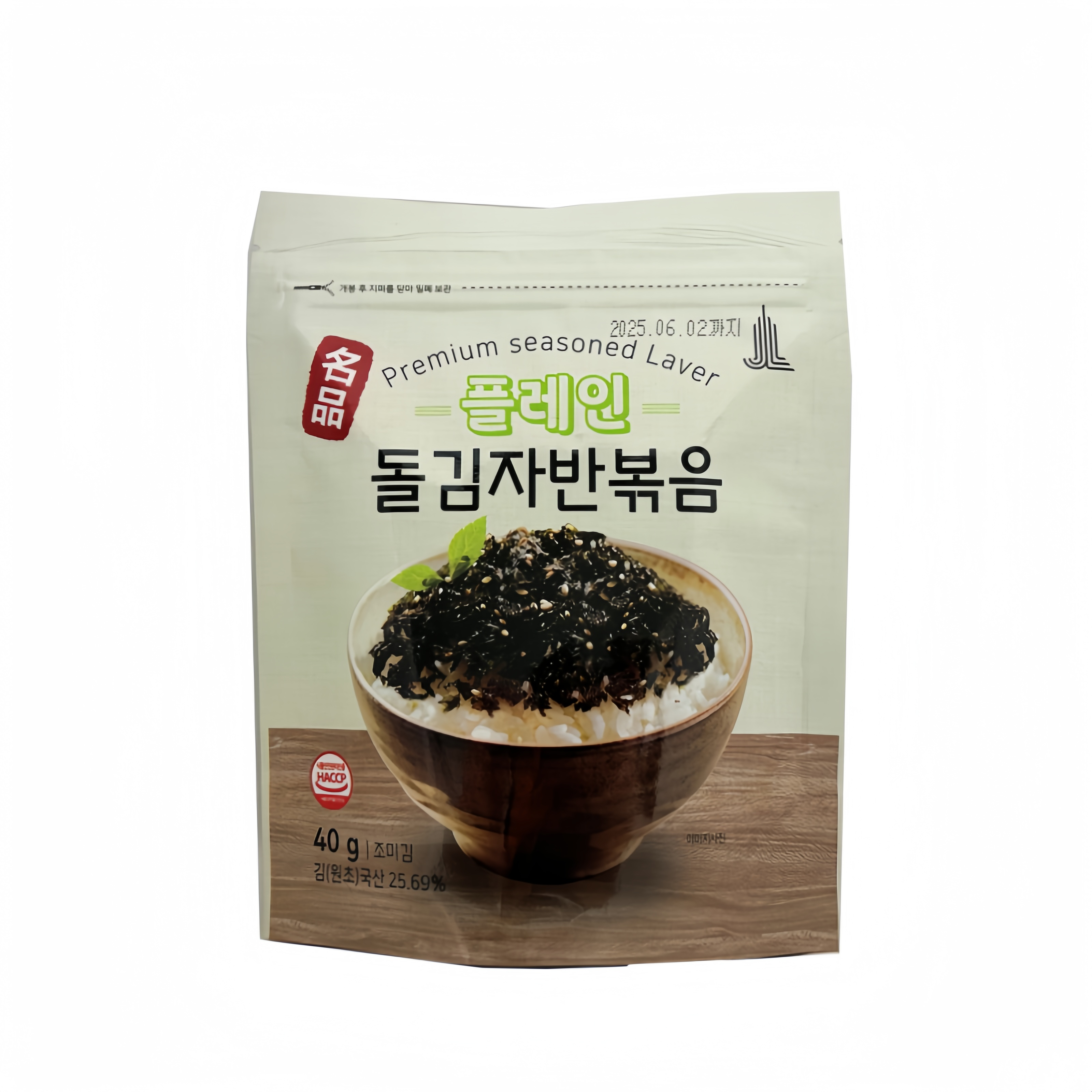 Krispig Sjögräs Original 40g YangBan Korea