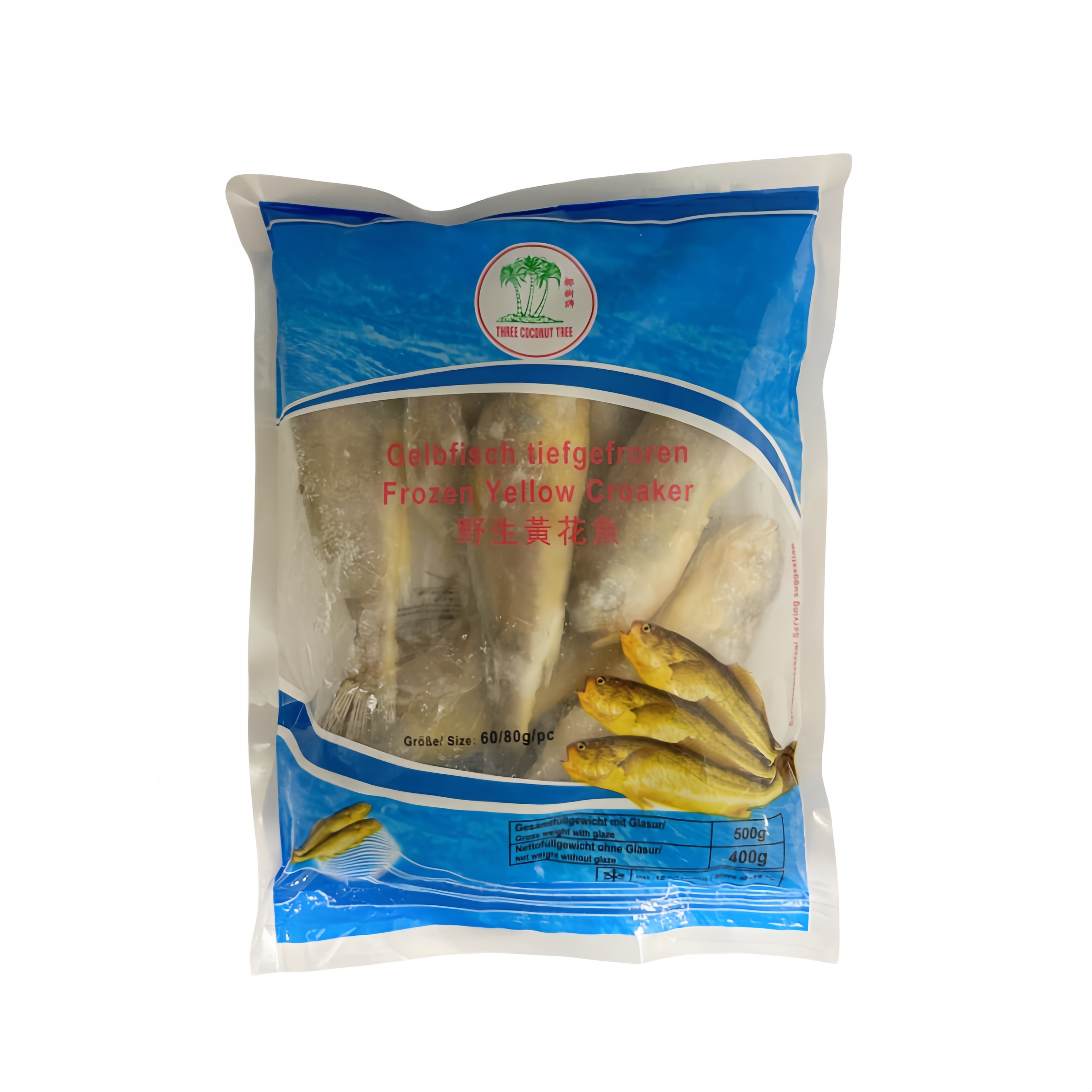 Fish Yellow Croaker Froze  60/80 Netto:400g TCT China