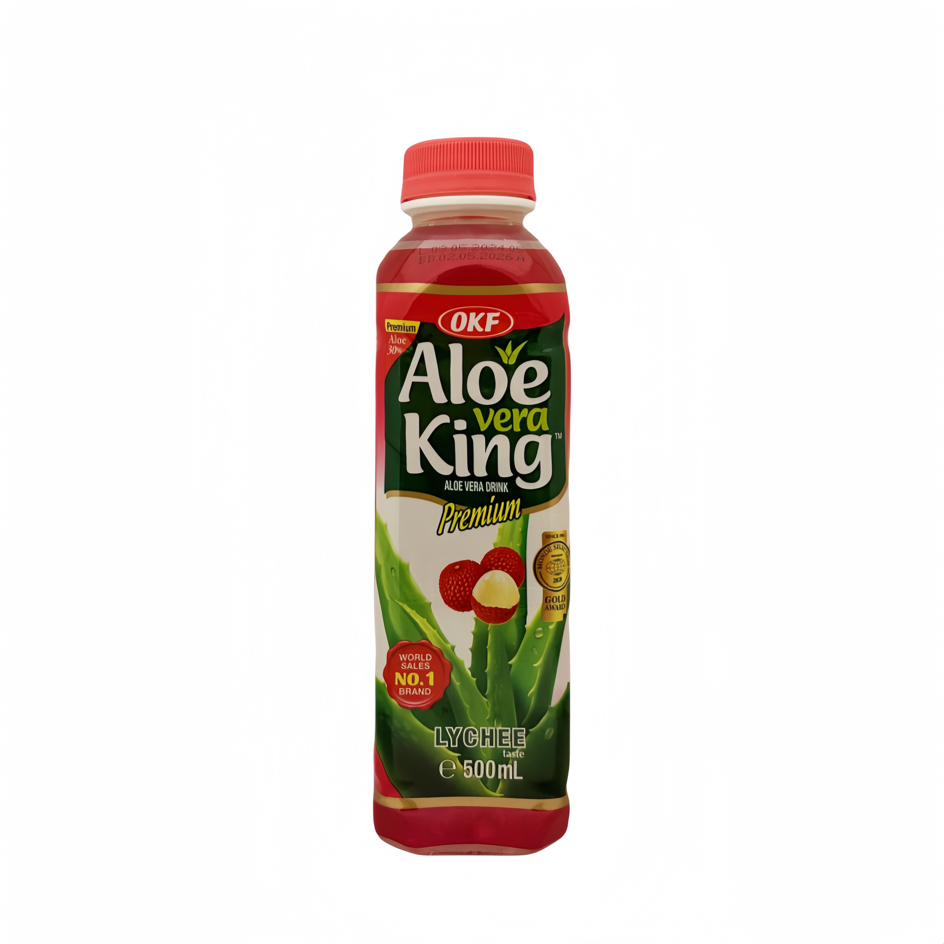 Dryck Lychee Med Aloe 500ml OKF Korea