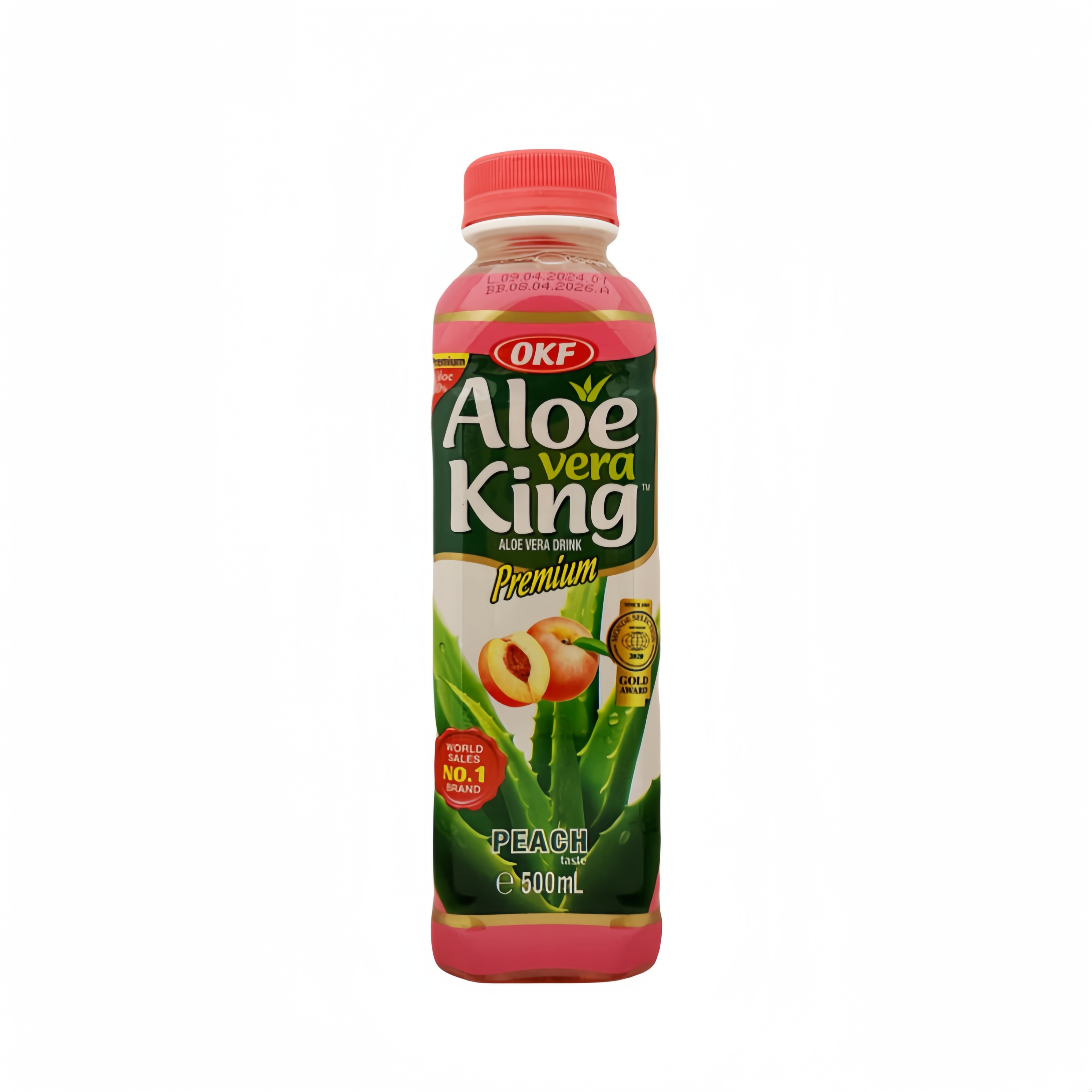 Drink Aloe Vera With Peach 500ml OKF Korea