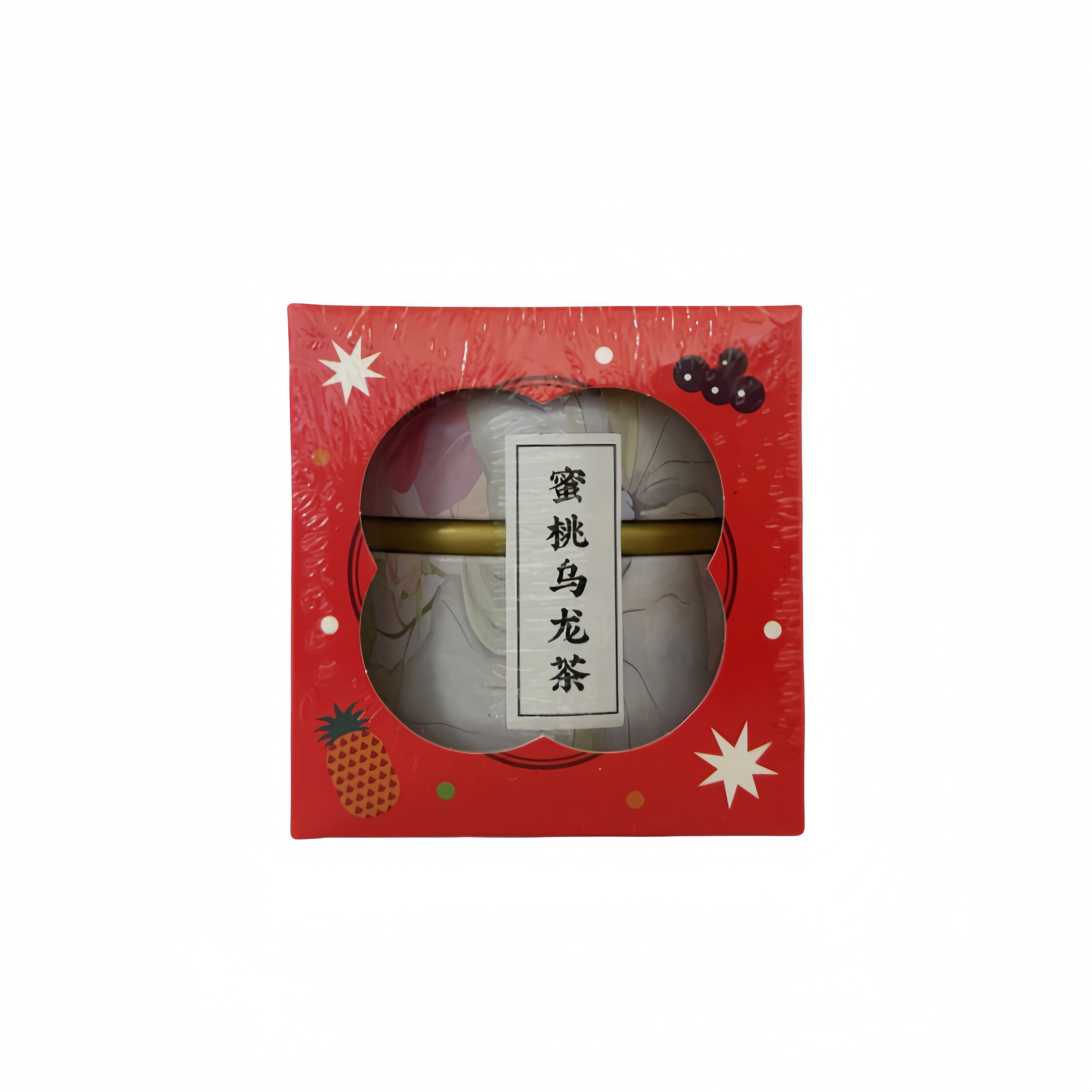 Oolong Black Tea-Honey Peach Smak 60g Zhi Xin Kina