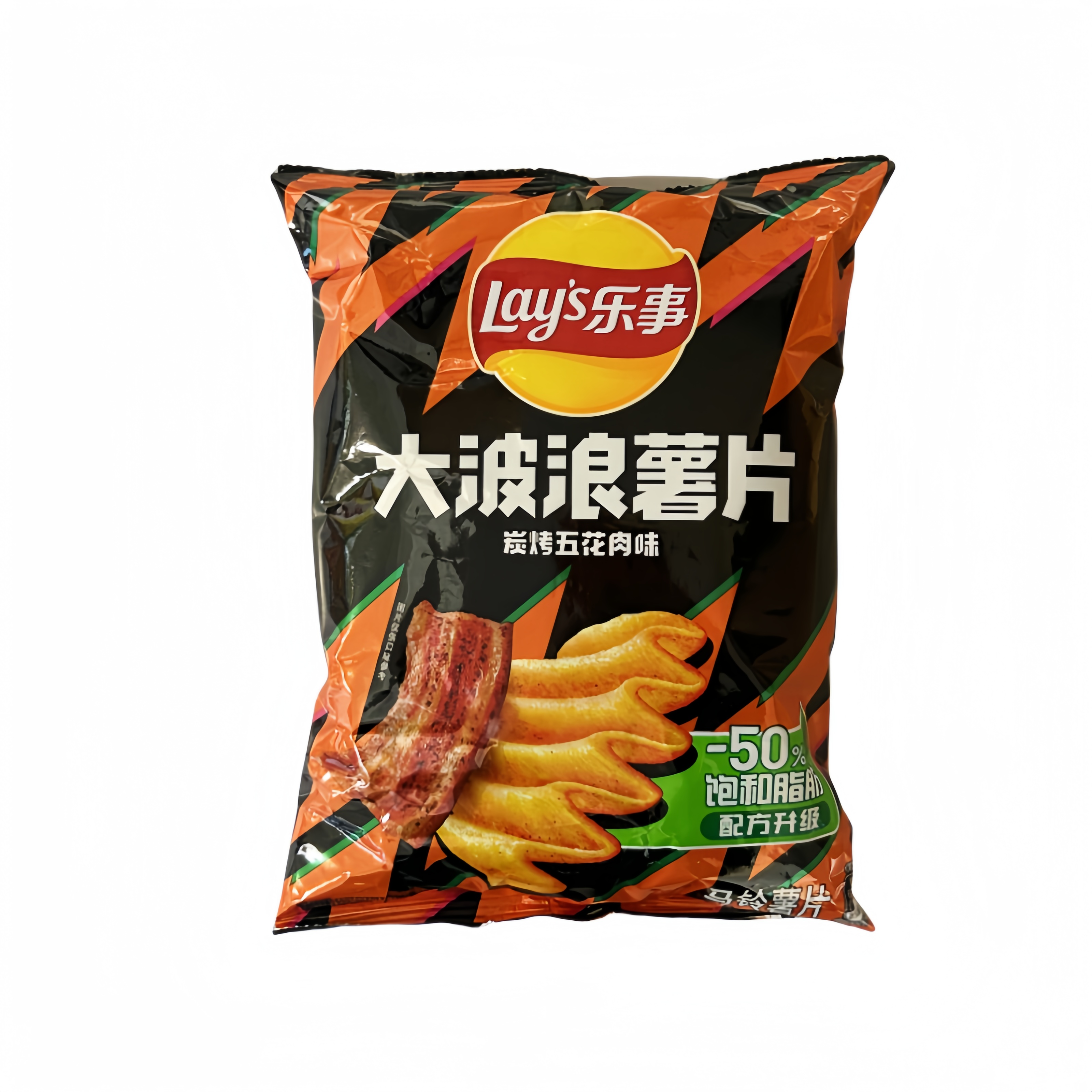 Potatischips Med Grillad Fläsksmak 70g Lays Kina