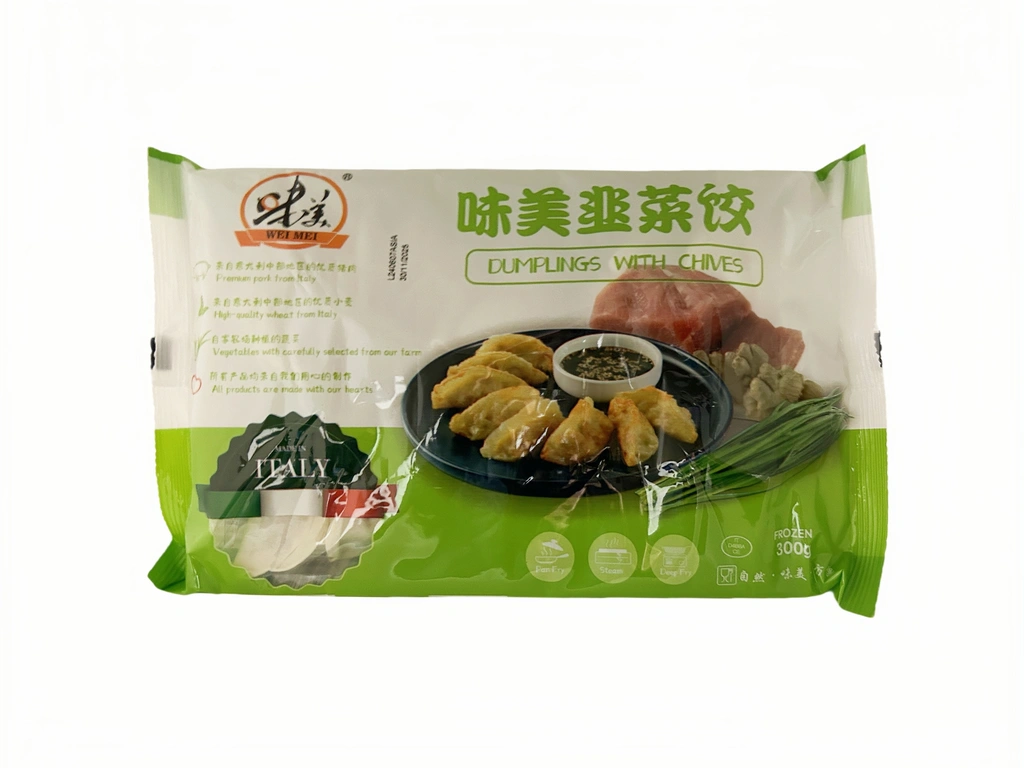 冷冻 猪肉韭菜饺子 300g 味美 中国