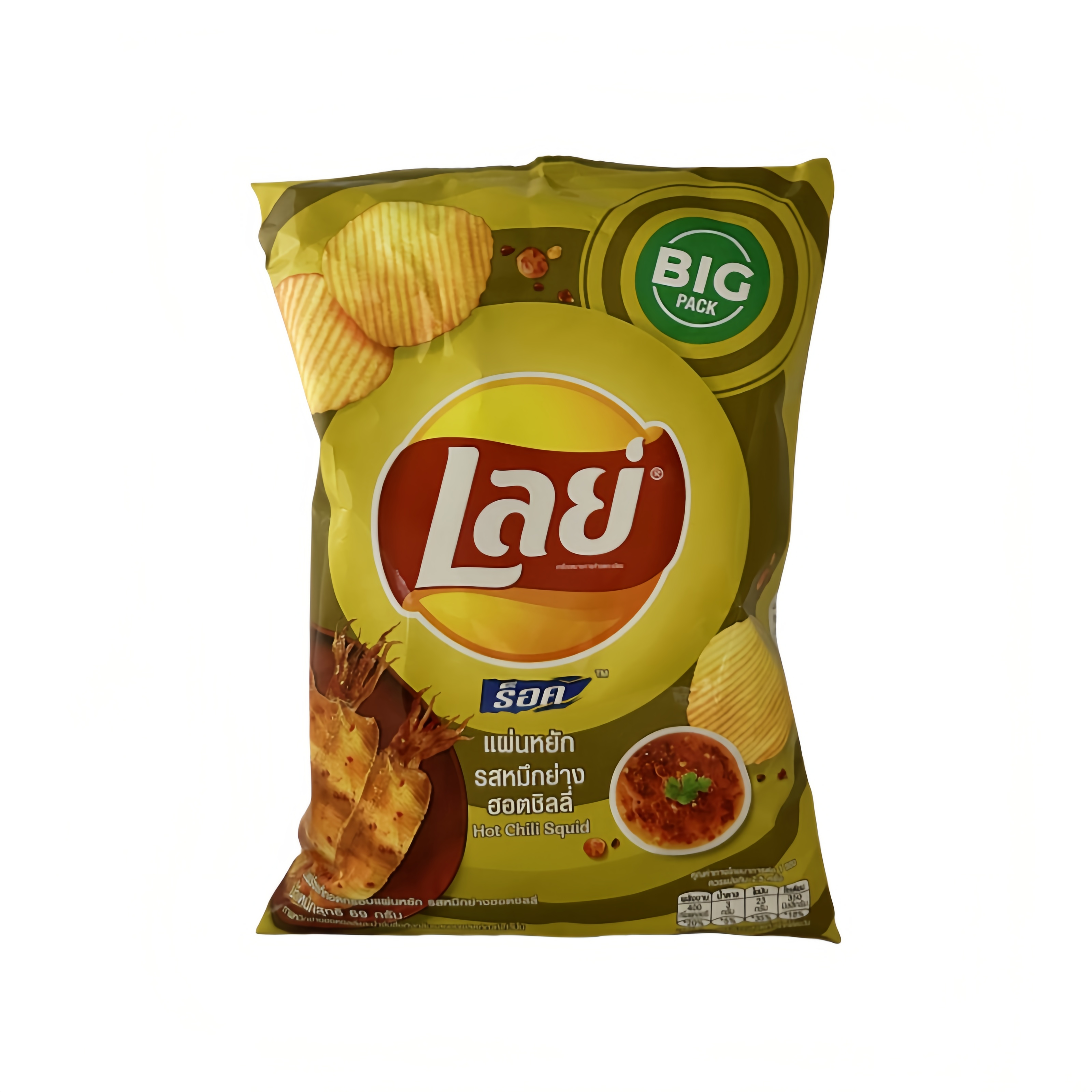 Chips With Spicy Octopus Flavor 69g Lays Thailand