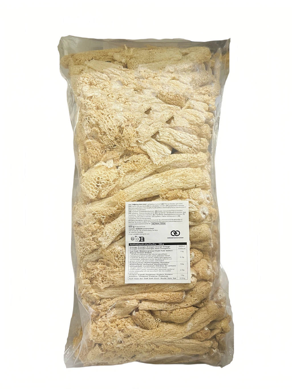 Dried Mushroom Bamboo fungus 500g  Jingxing China