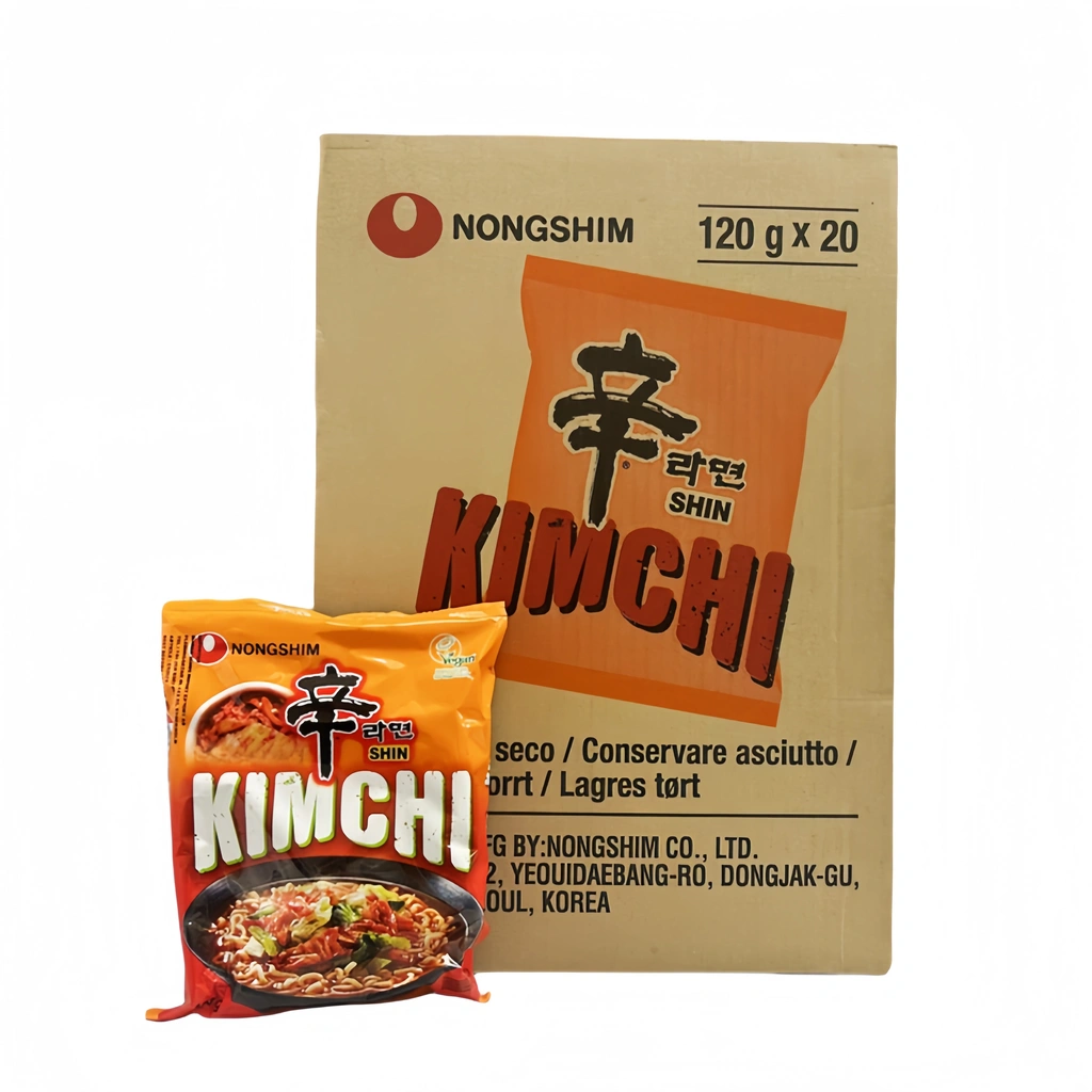 Snabbnudlar Kimchi Ramyun 120gx20st/Krt Nongshim Korea