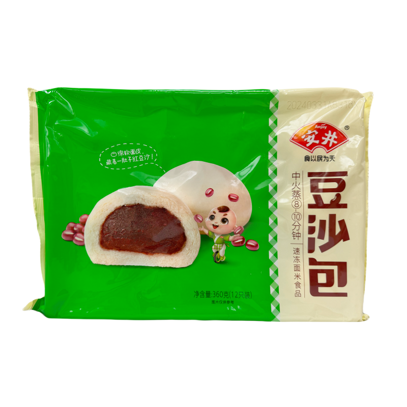 豆沙包 冷冻 360g 安井 中国