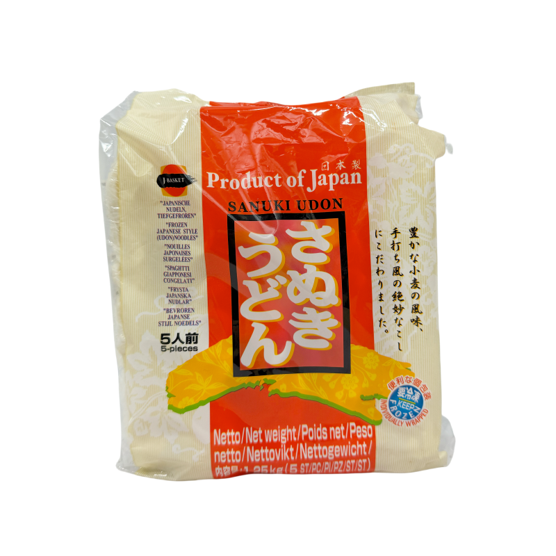 冷冻 乌冬面 1.25公斤 (5个) J-Basket 日本