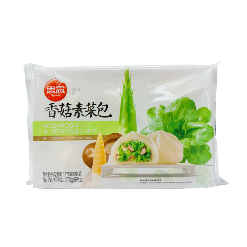 香菇素菜包 冷冻 270g  思念 中国