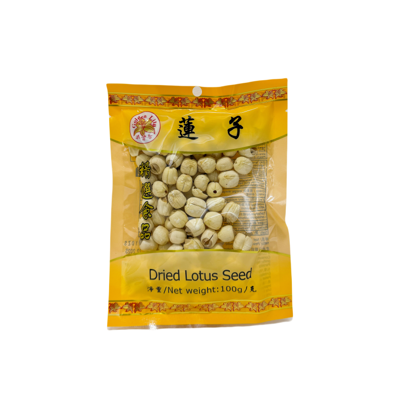Torkad Lotus Frön 100g Golden Lily Kina