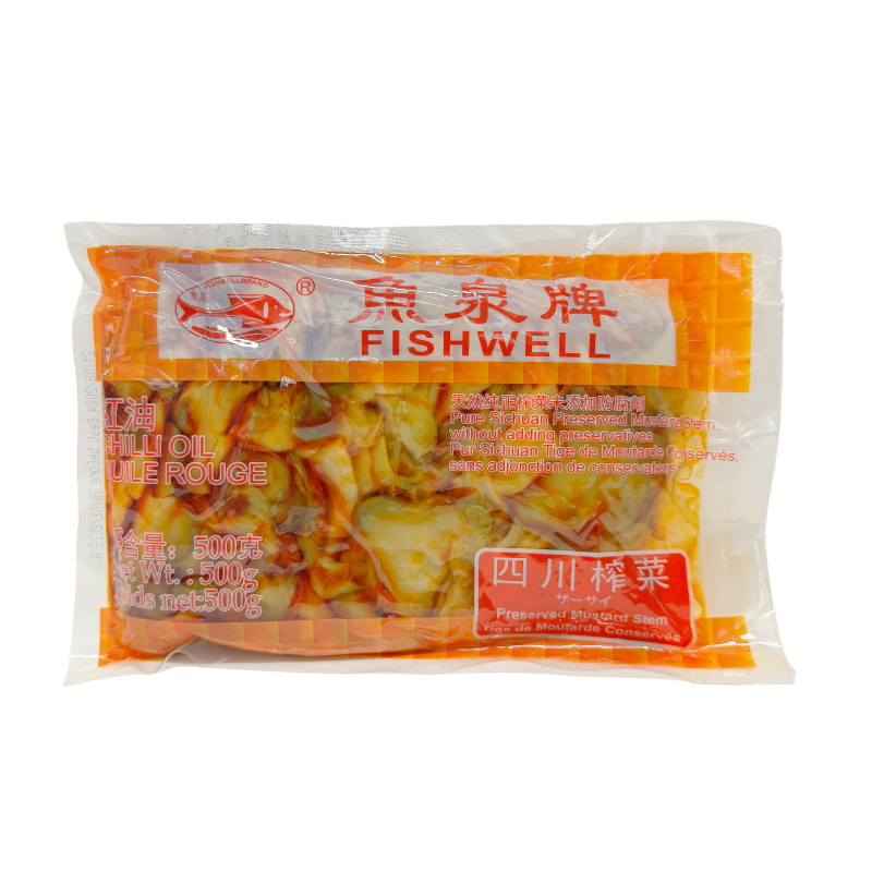 Pickled Vegetables Sliced ​​With Chili Oil 500g HYZC Fishwell China