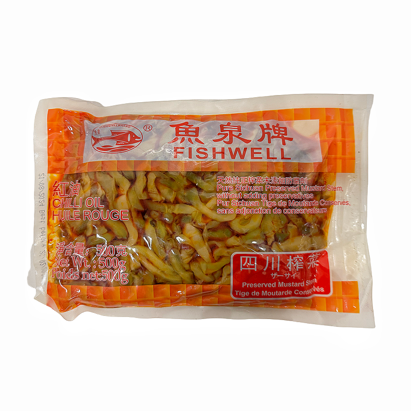 Pickled Vegetables Shred With Chili Oil 500g HYZC Fishwell China