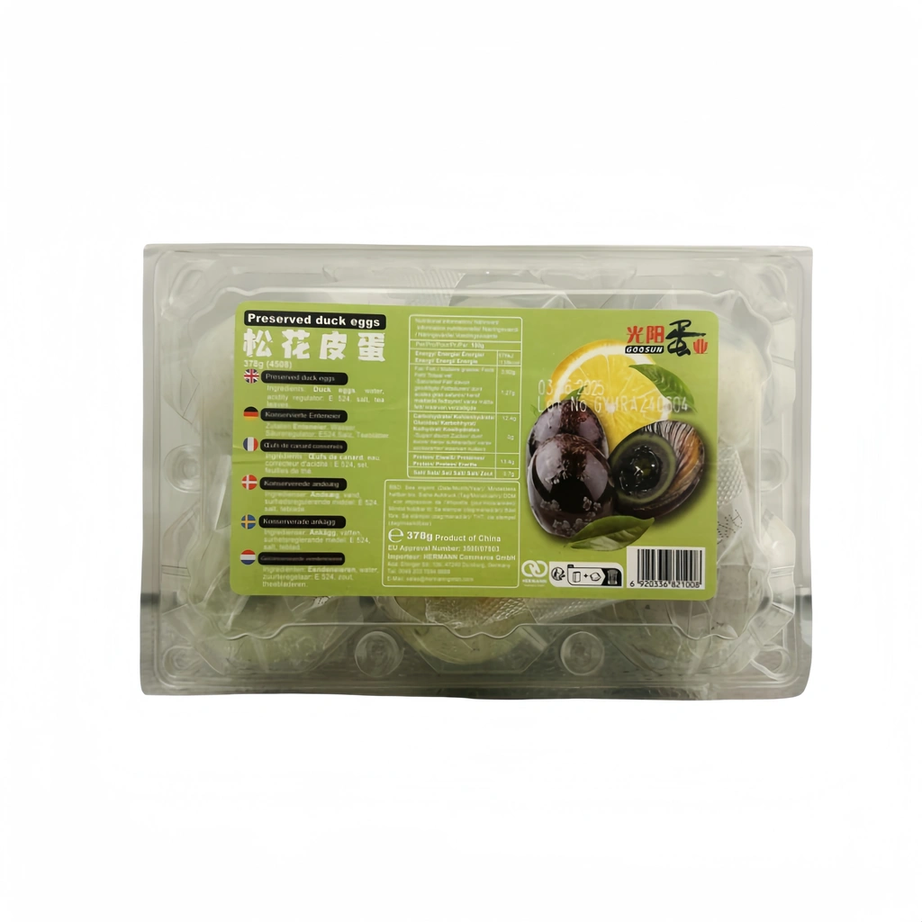 Fermenterade Ankägg 378g GOOSUN Guang Yang Kina
