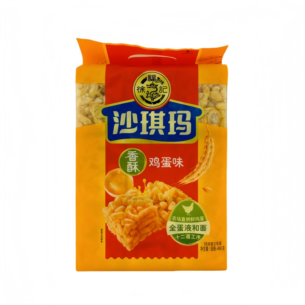 沙琪玛 香酥 鸡蛋味 469g 徐福记 中国