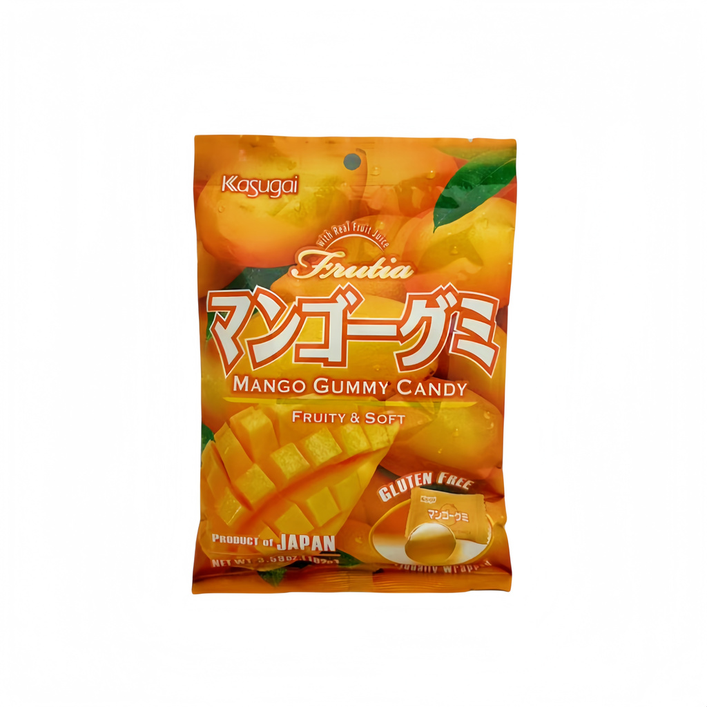 Gummy Candy With Mango Flavour 102g Four Kasugai Japan