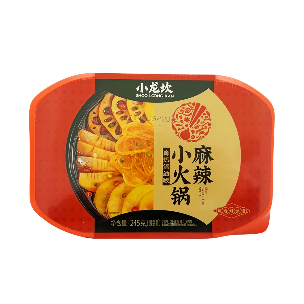 Snabb Hot Pot-Hot Spicy Smak 245g Xiao Long Kan Kina