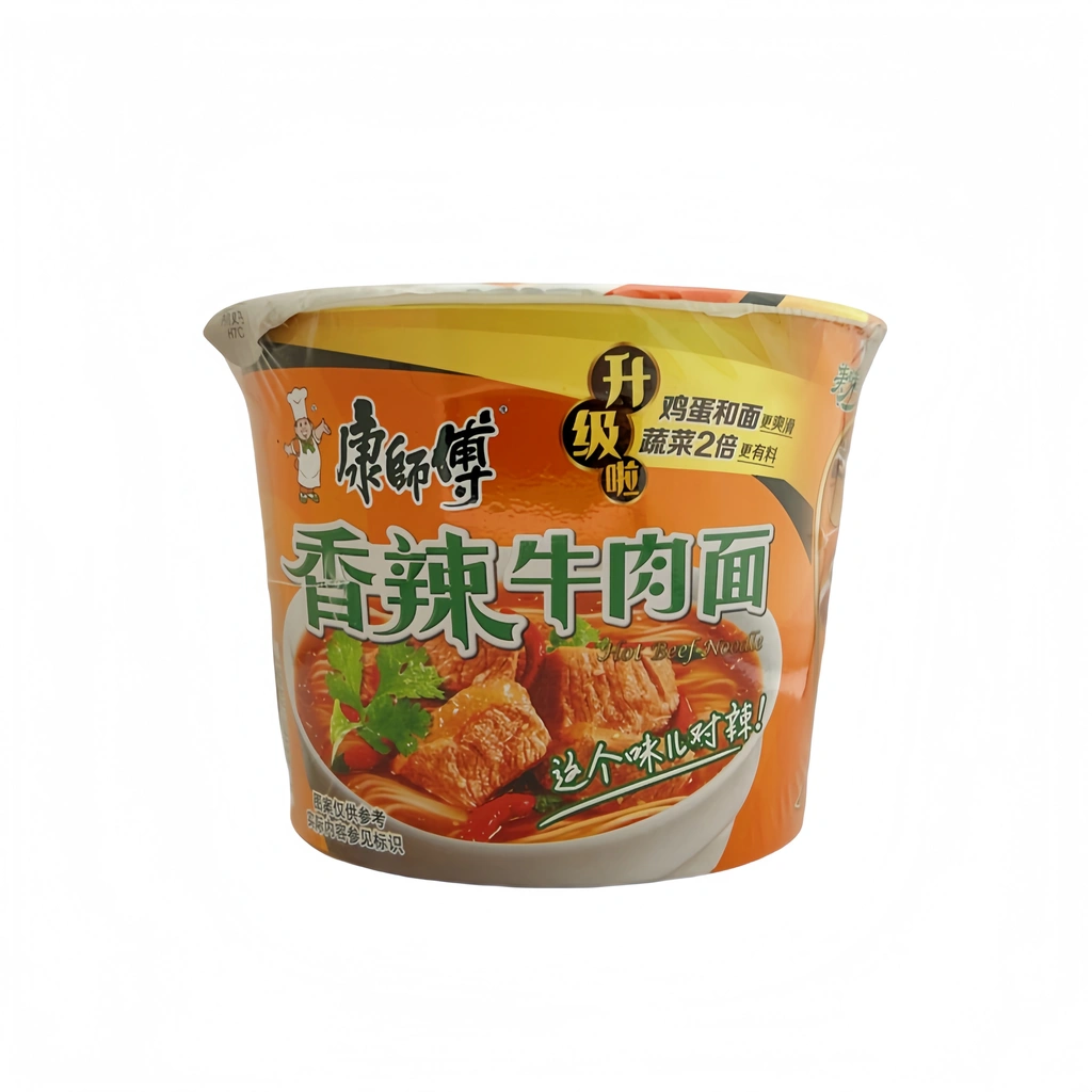 Instant Noodles Bowl Beef Spicy Flavor 111g KSF China