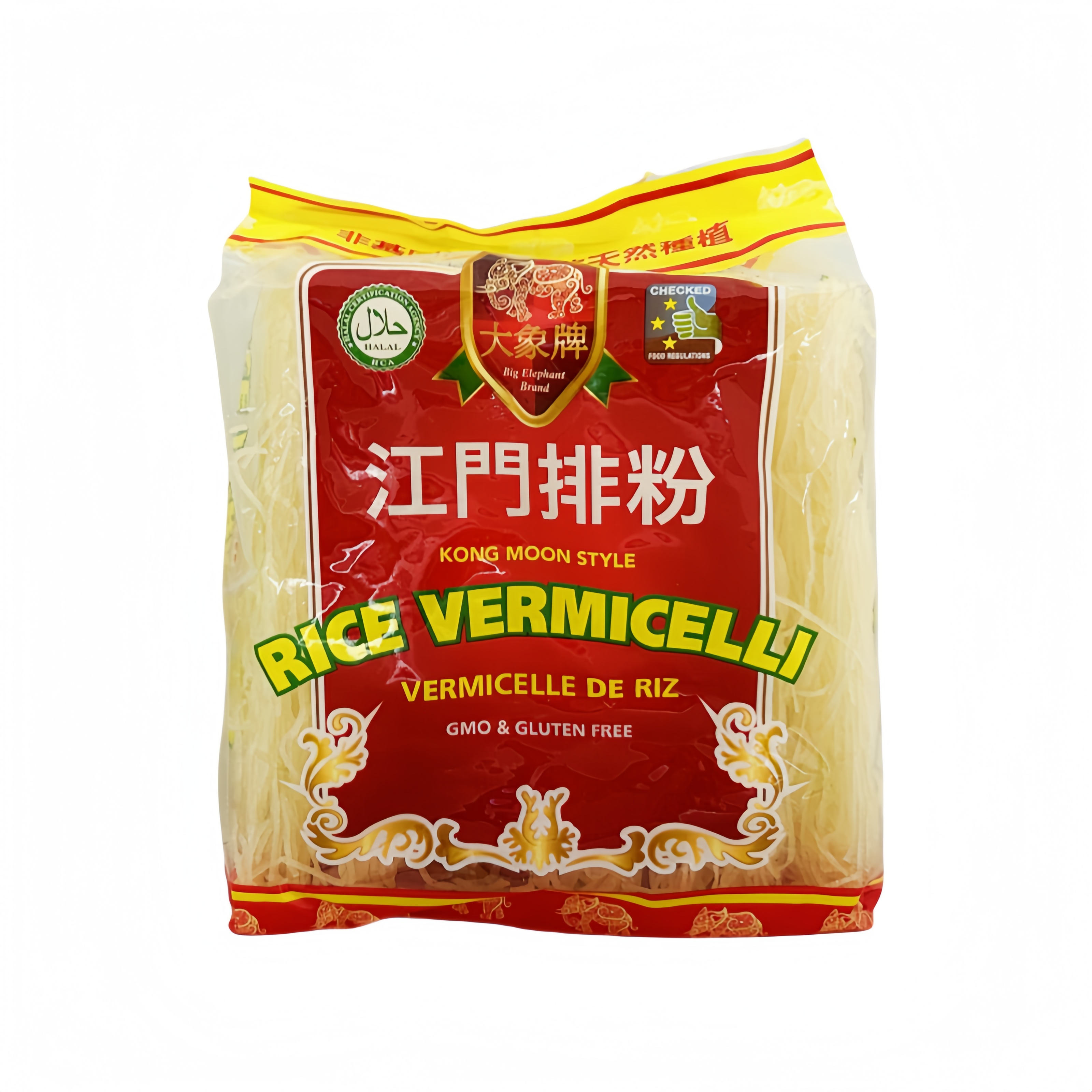 Rice Noodles Kong Moon 400g Elephant Halal Vietnam