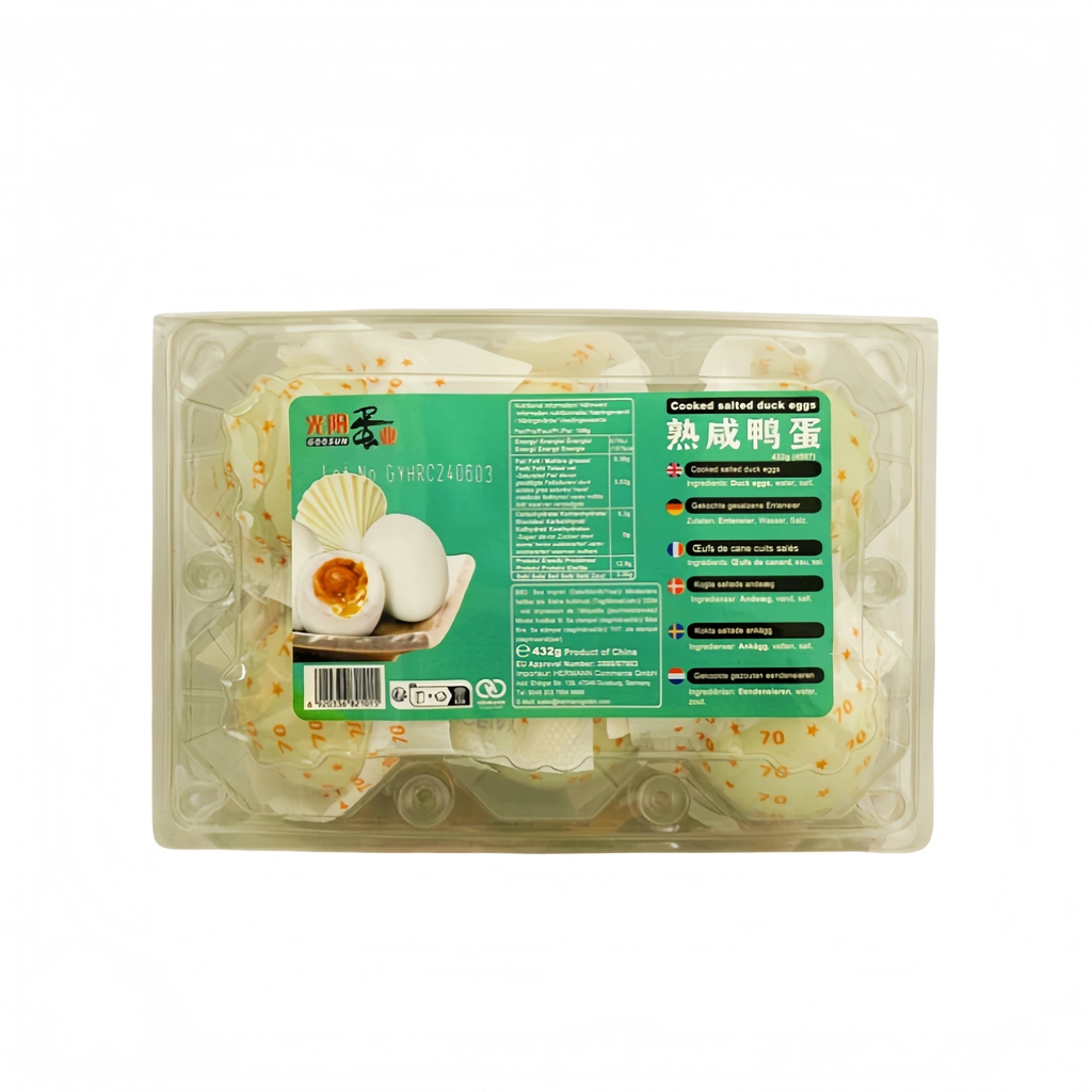 Duck Egg Salted 432g Yellow Label, GOOSUN China
